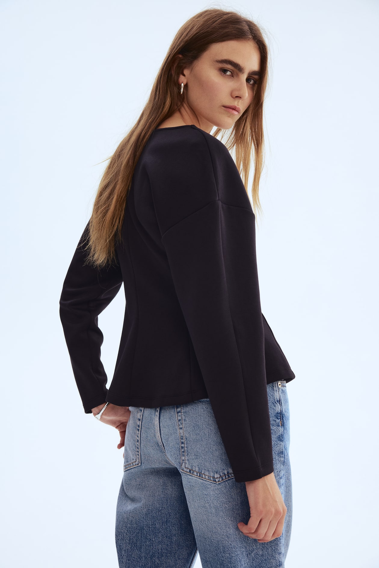 Defined-Waist Scuba Top - image 3