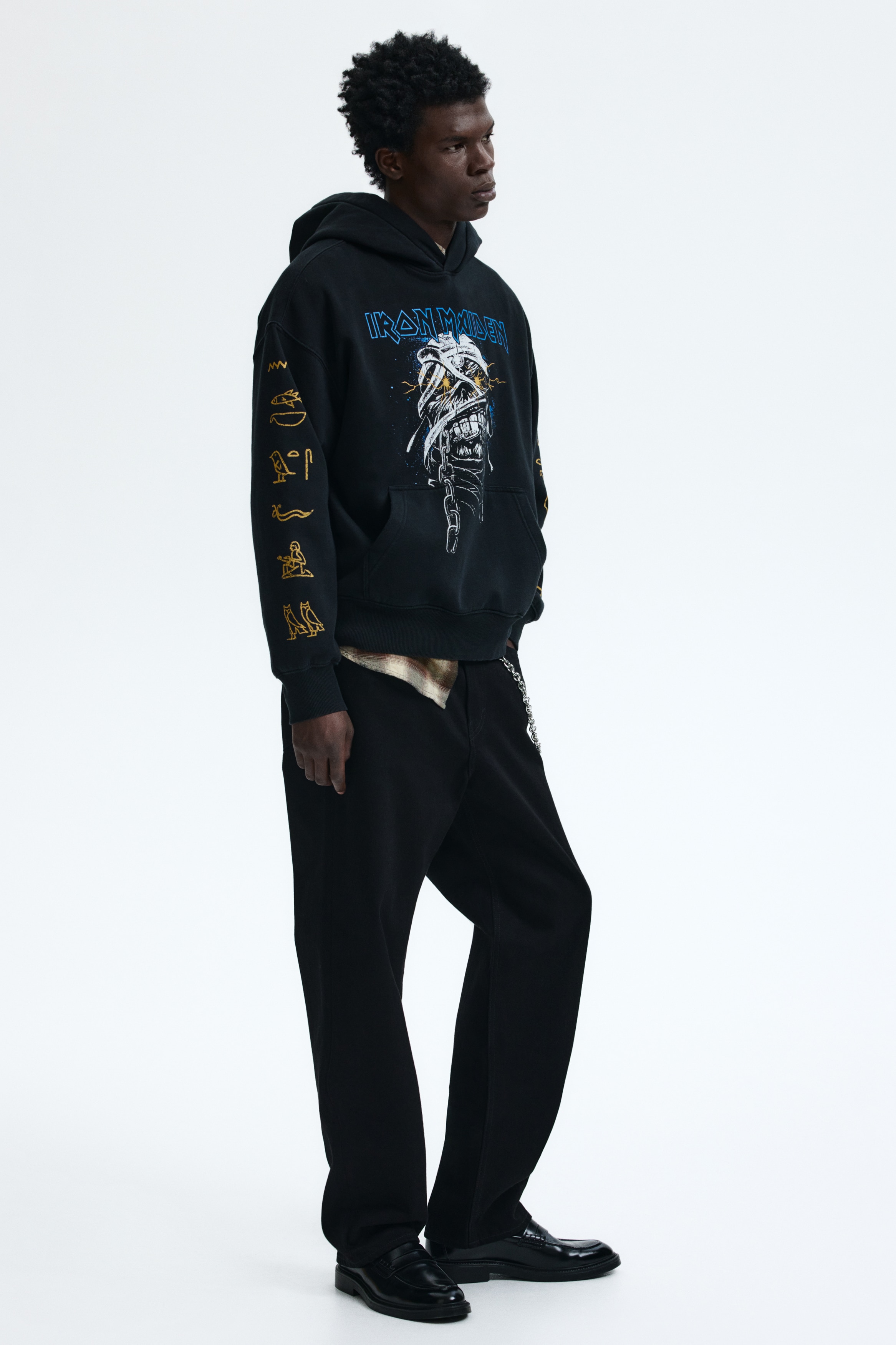 Oversized Fit Printed hoodie