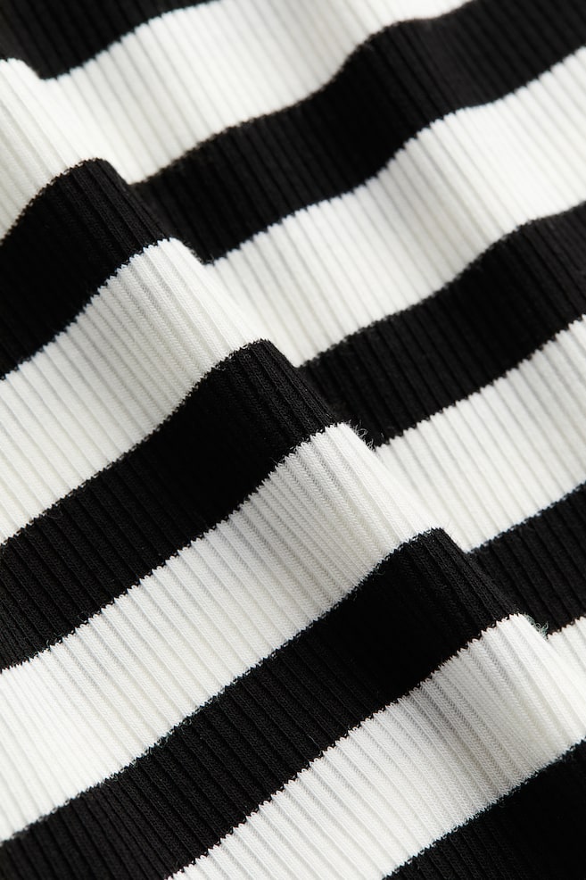 Ribbed maxi dress - Cream/Striped/Black/Greige/Dark grey/dc/dc - 3