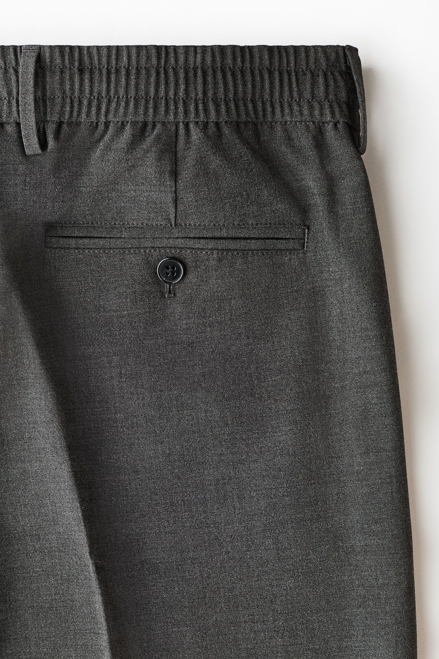 Pantalón Relaxed Fit - Gris oscuro jaspeado/Negro - 2