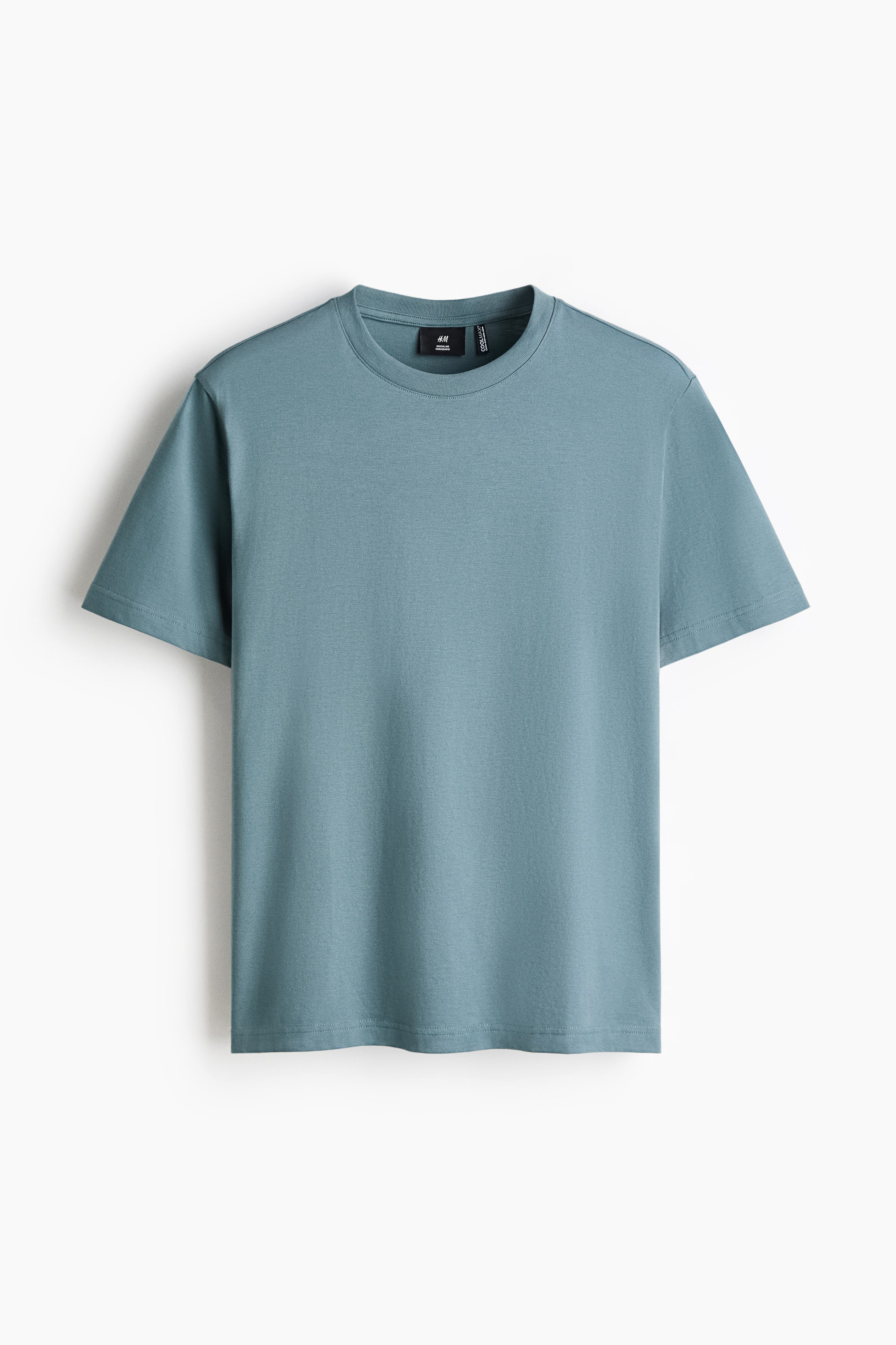 Xem ảnh lớn hơn: Áo thun COOLMAX® Regular Fit - Màu xanh mòng két - Men | H&M VN 1