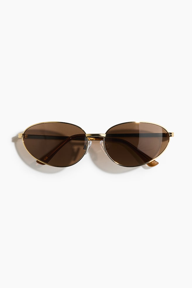 Oval Sunglasses - Gold-colored - 1