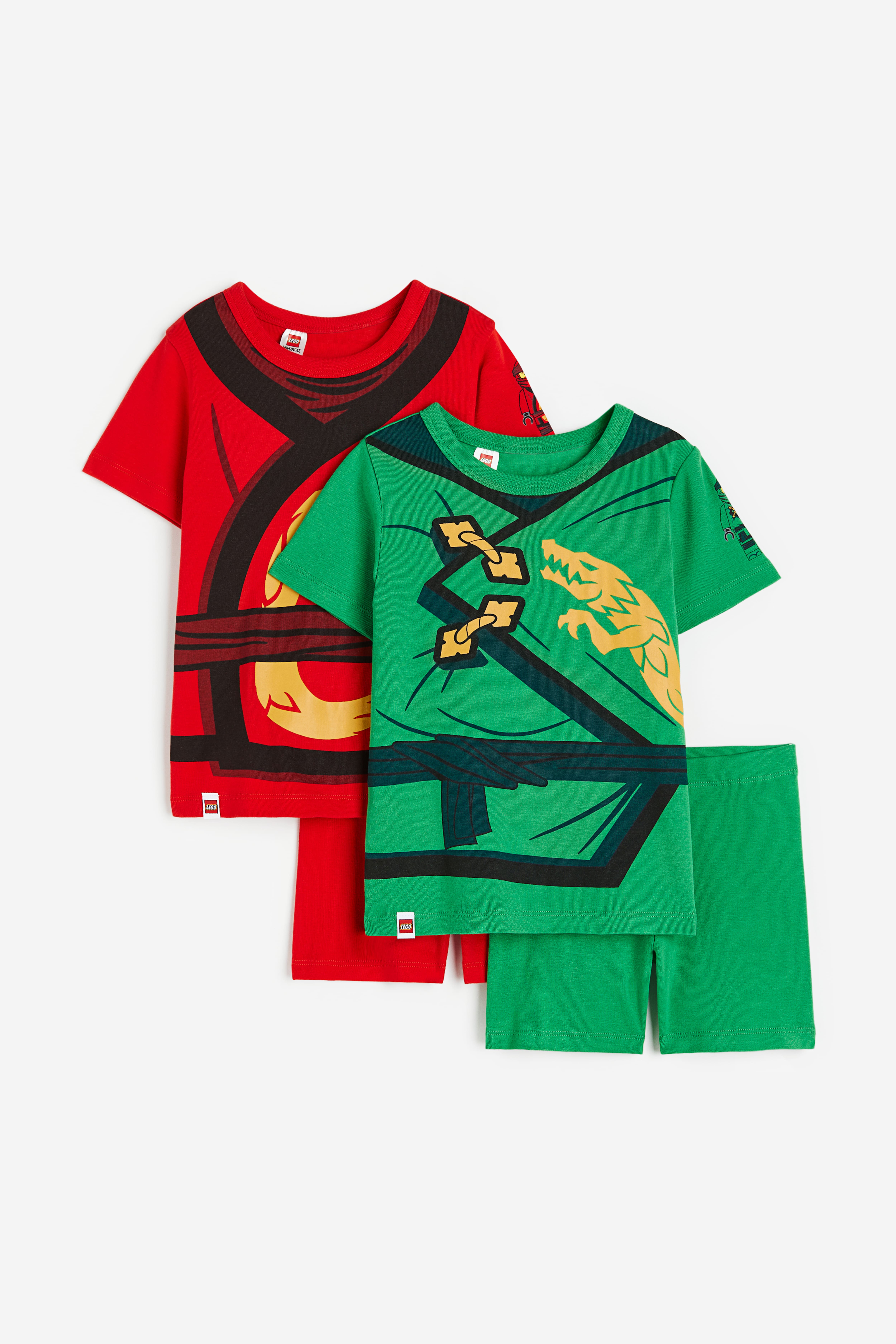 2 pack printed pyjamas Red Ninjago Kids H M GB