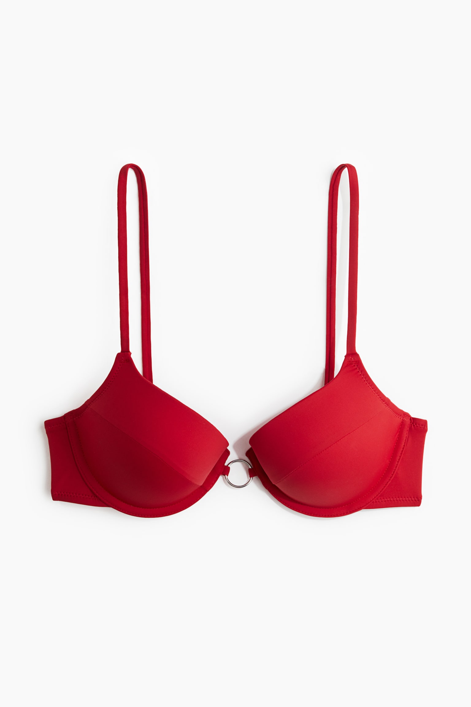 Push-up bikini top - Red/Black - 2