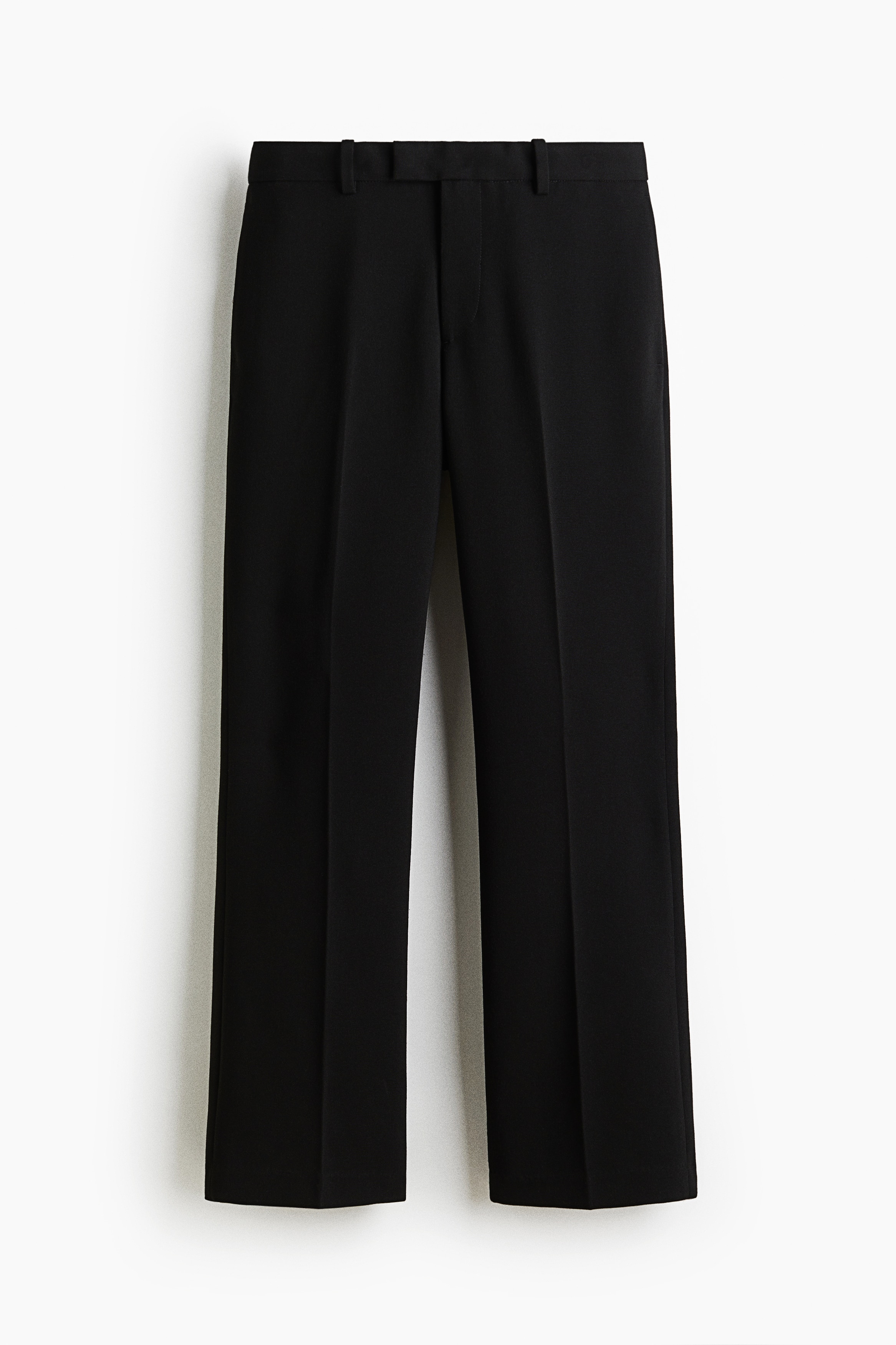 Regular Fit Flared tailored trousers - Black