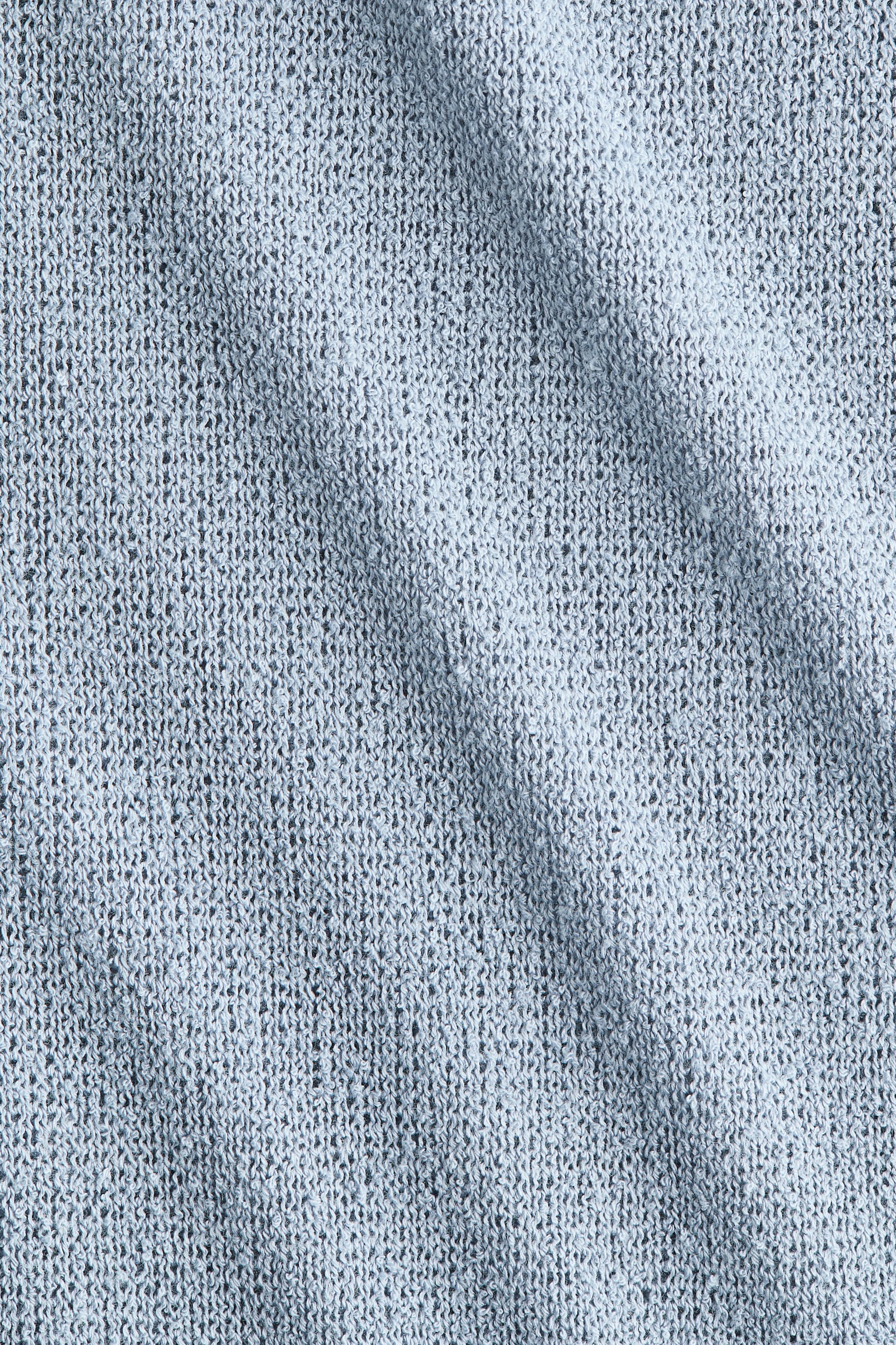 Женская накидка H&M Fine-Knit Cape, цвет: Светлый пыльный синий — фото 2