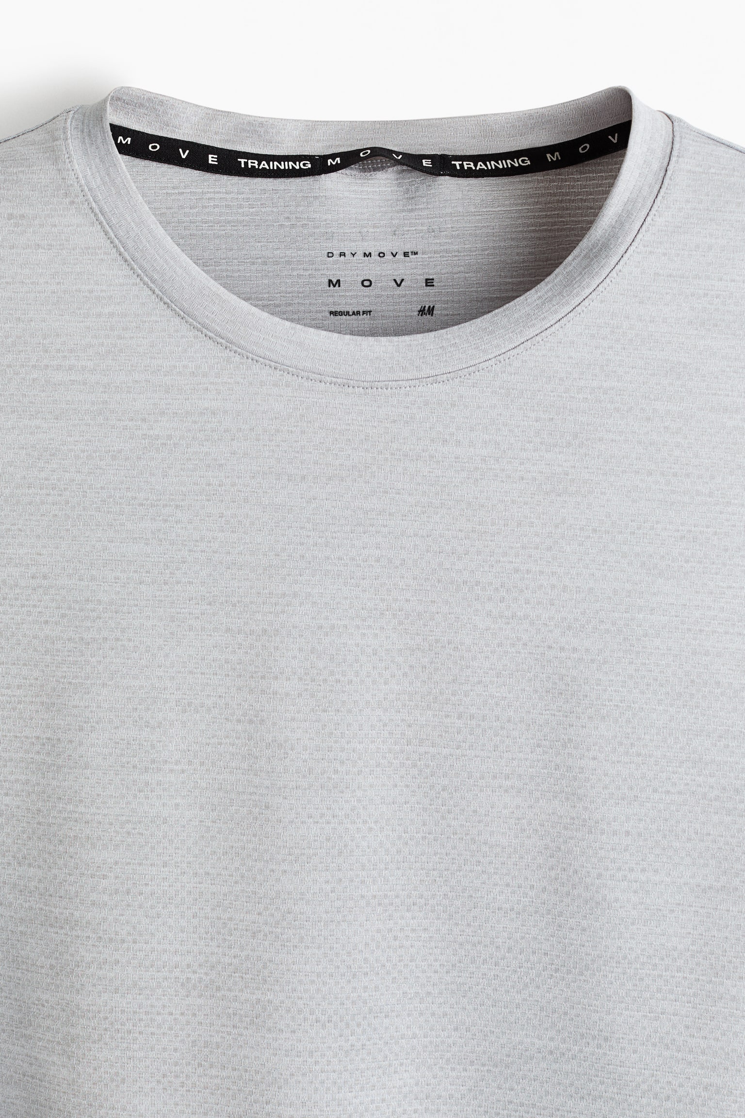 Regular Fit Sports vest top with DryMove™ - Light grey/Black - 3