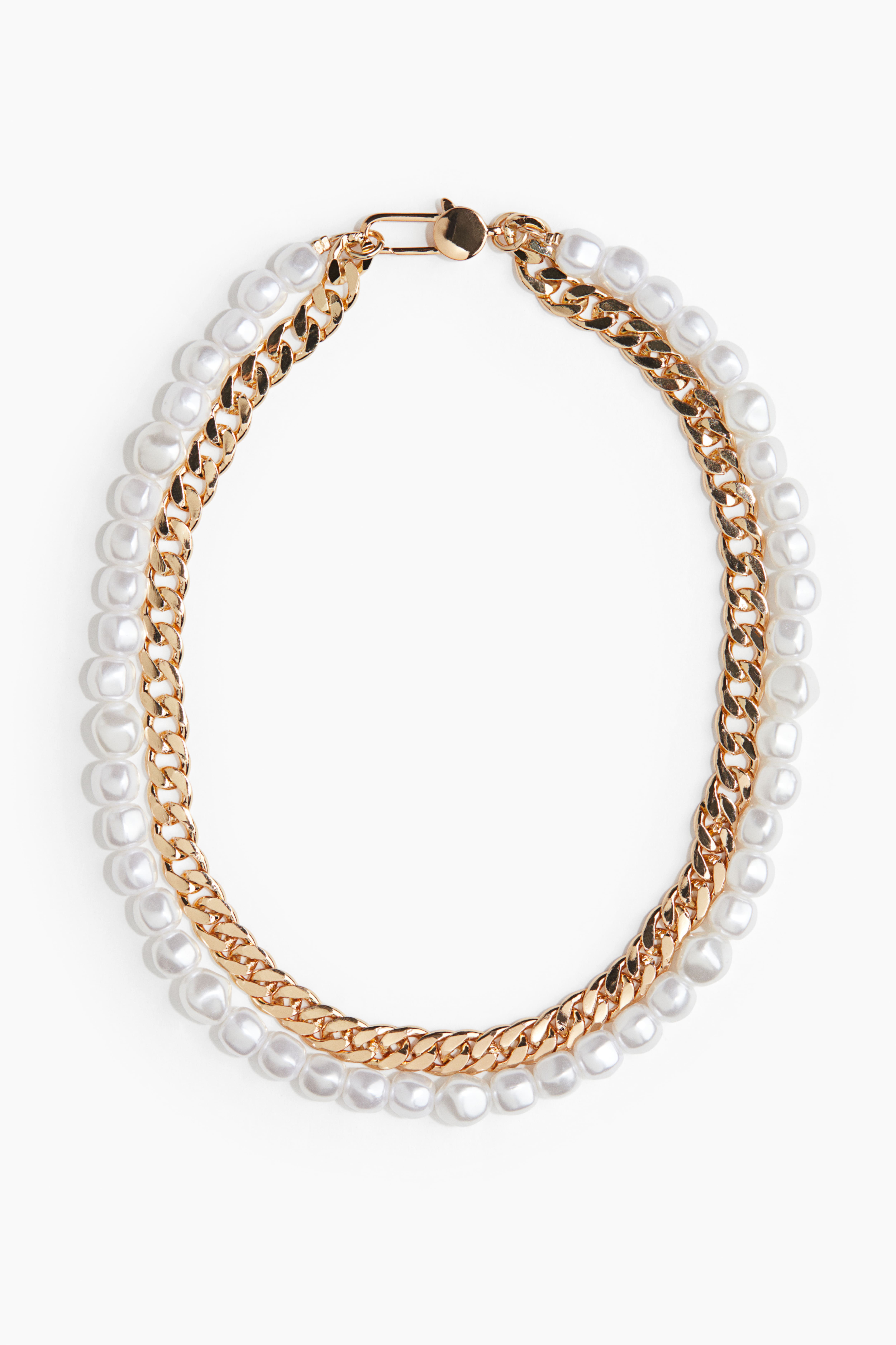 Bead and Chain Necklace