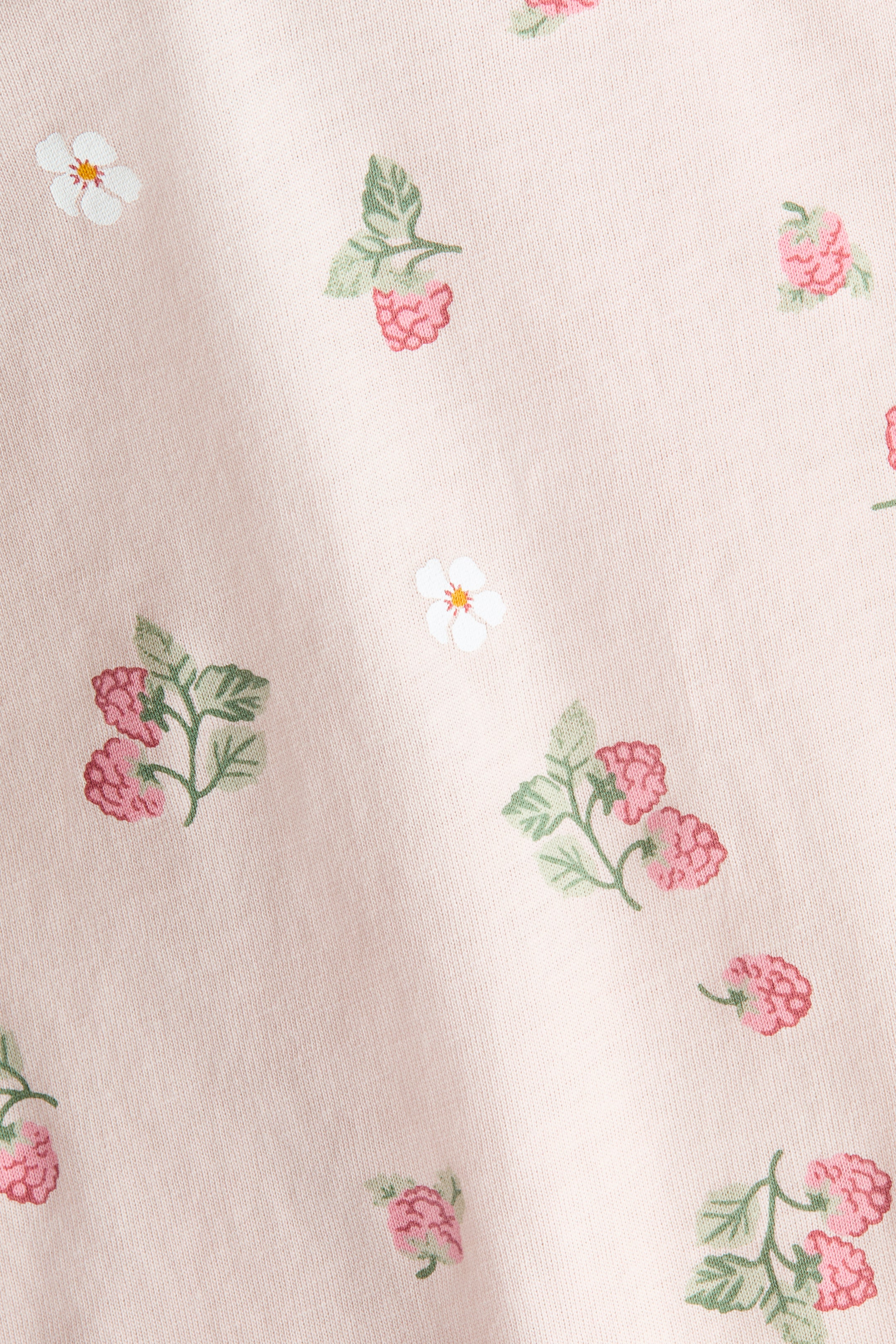 Pijama entero corto de algodón - Rosa claro/Frambuesas - NIÑOS | H&M ES
