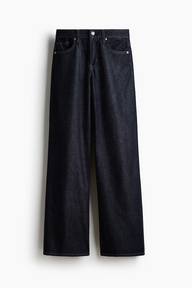 Feather Soft Wide Regular Jeans - Donker denimblauw/Donker denimblauw/Denimblauw - 1
