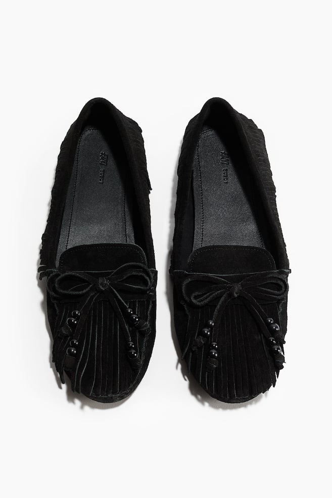 Loafers à franges - Noir/Marron/Beige/imitation léopard/Bleu ancien - 1