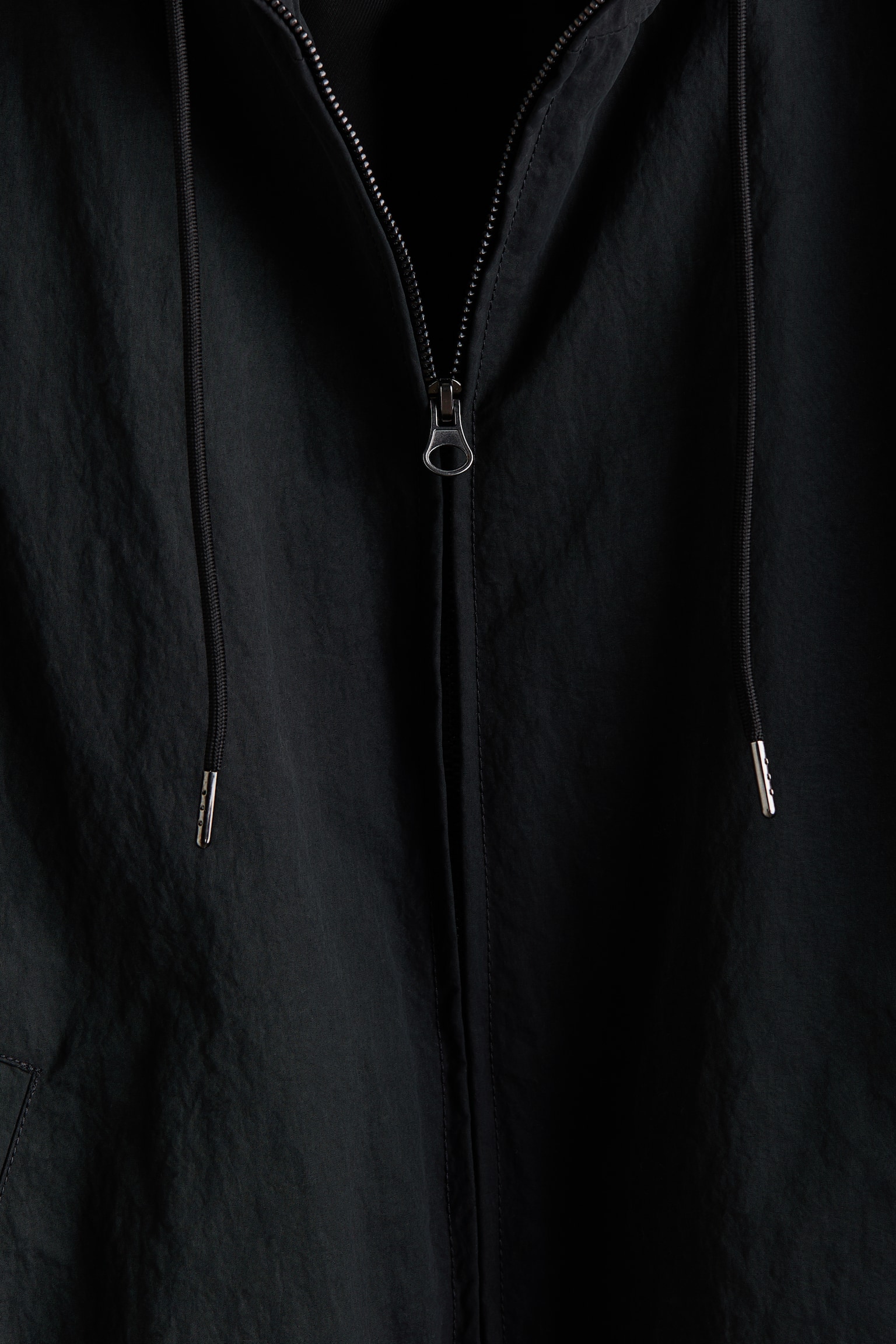 Мужская куртка H&M Hooded, цвет: Чёрный — фото 7