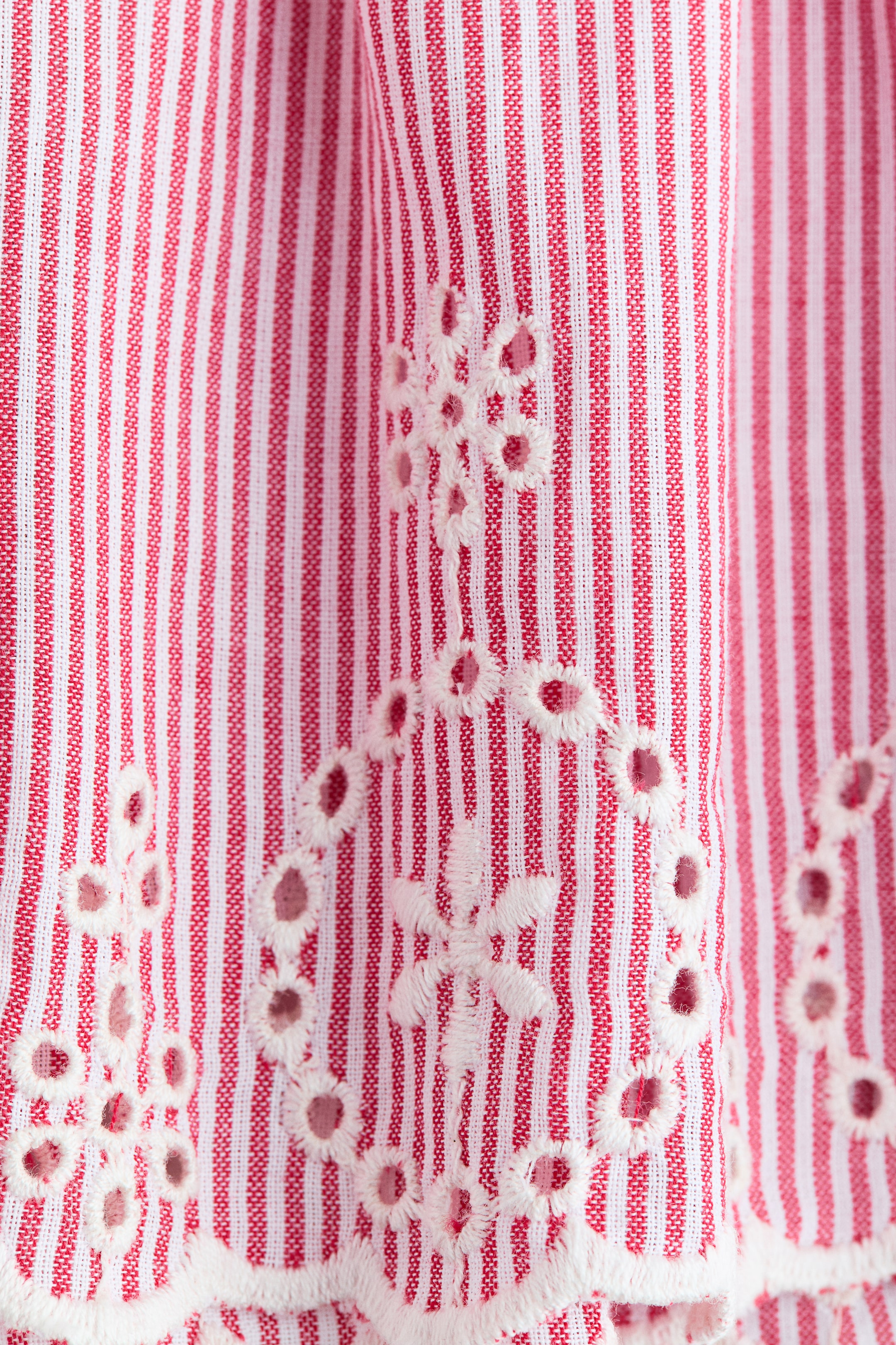 Robe à manches volantées en coton