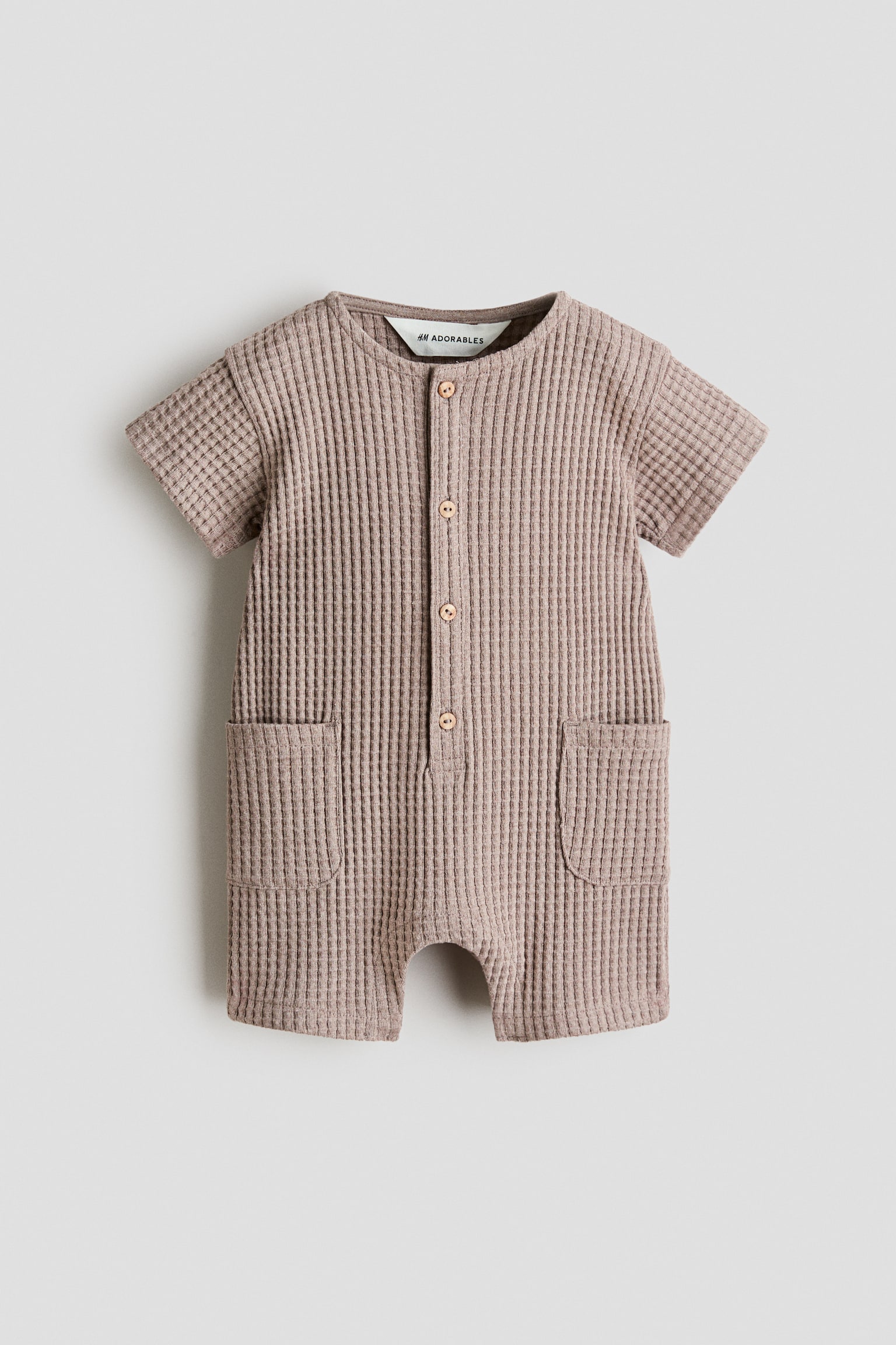 Cotton romper suit - Light brown/Light blue/Turquoise/Cream/Boats/Brown/Sun/Light grey/Light blue