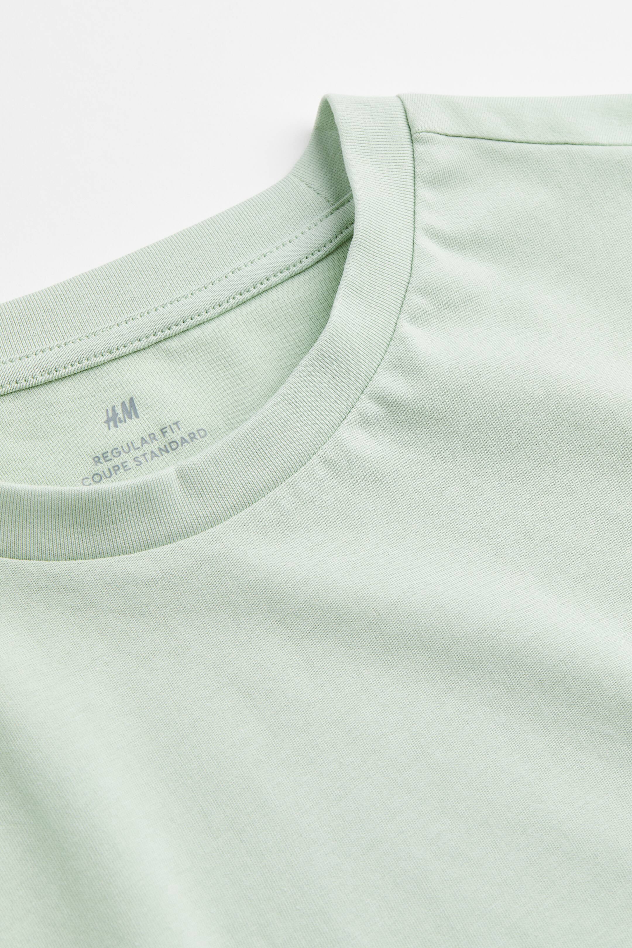 הצגת תמונה גדולה יותר: טישירט Regular Fit - ירוק מנטה - Men | H&M IL 2