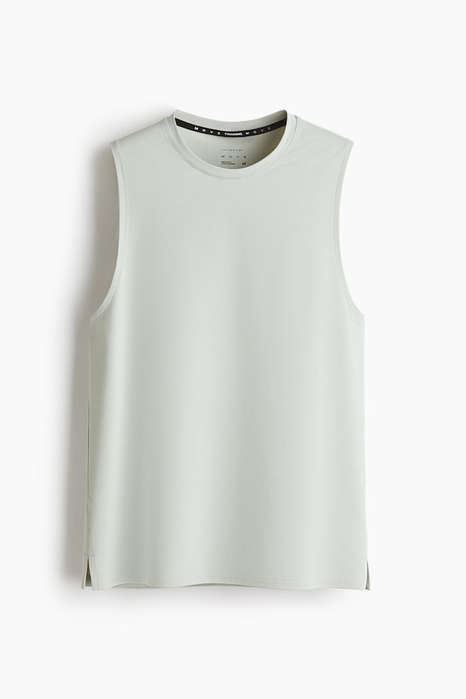Regular-Fit Sports Tank Top with DryMove™ - Light dusty green/Dusty green/Black/Light gray/Dark blue/White/Matcha green/Pine green/Dark plum - 1