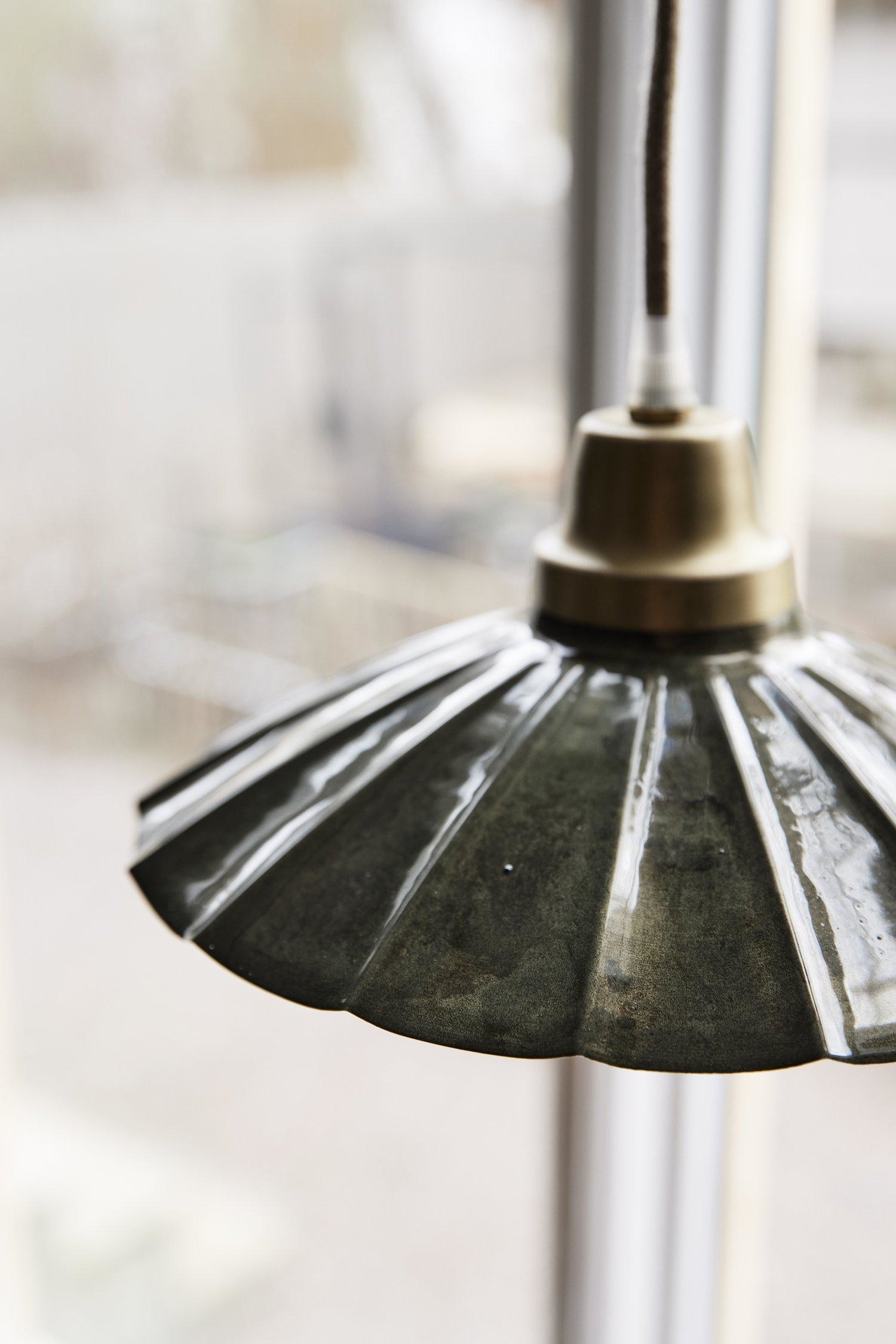 Ester Fönsterlampa 24cm - Grön/Off-white/Gul