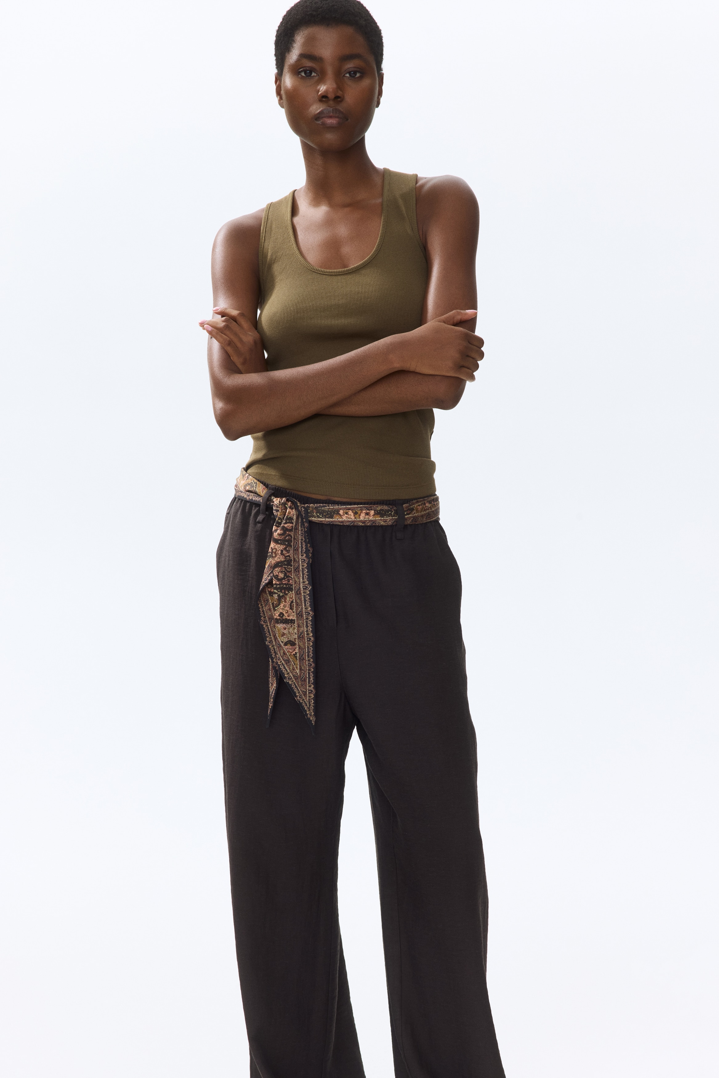 ワイドパンツ レディース | 黒・白・ベージュ 他 | H&M JP