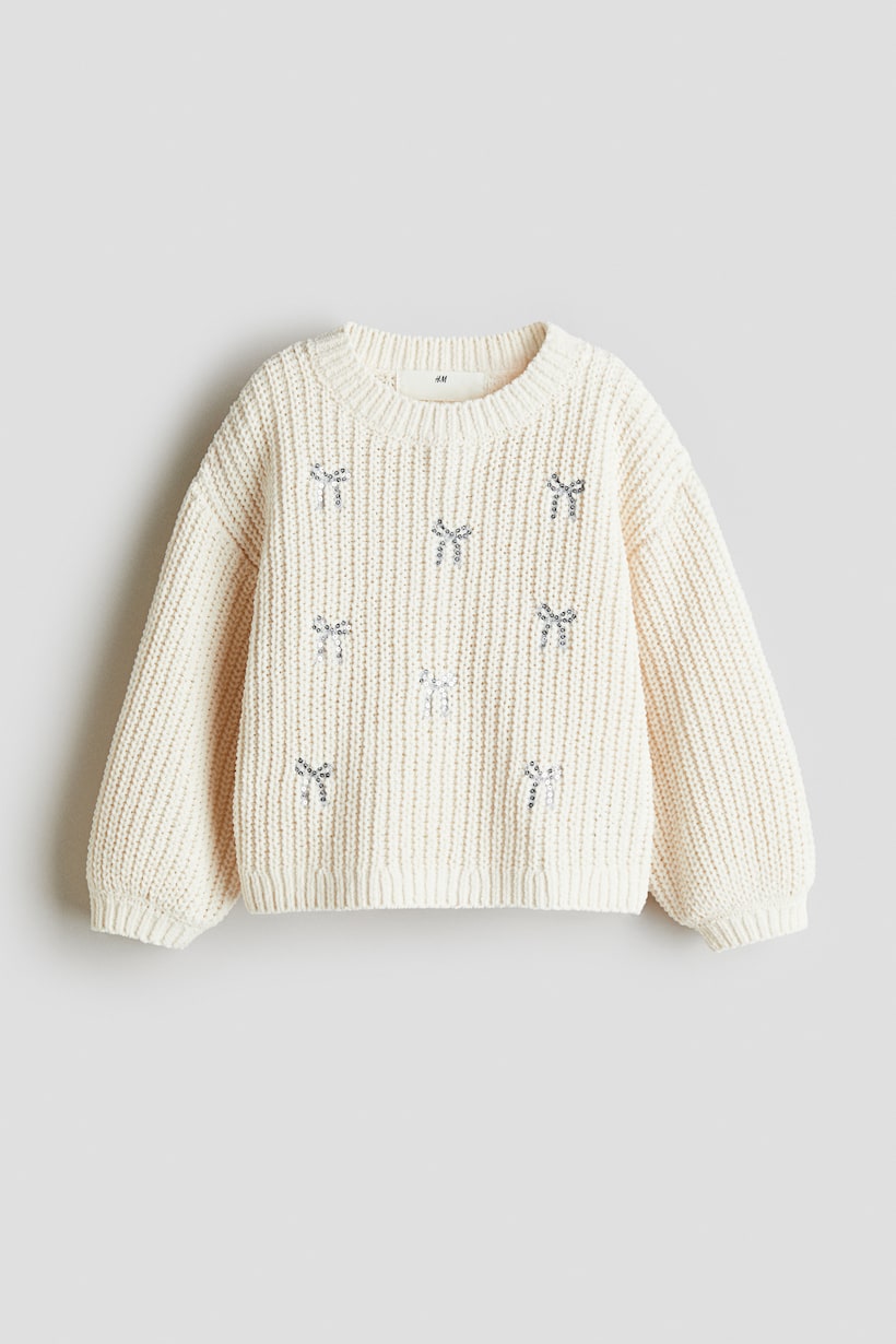 Girls' Sweaters Knitted Jacquard H&M IN