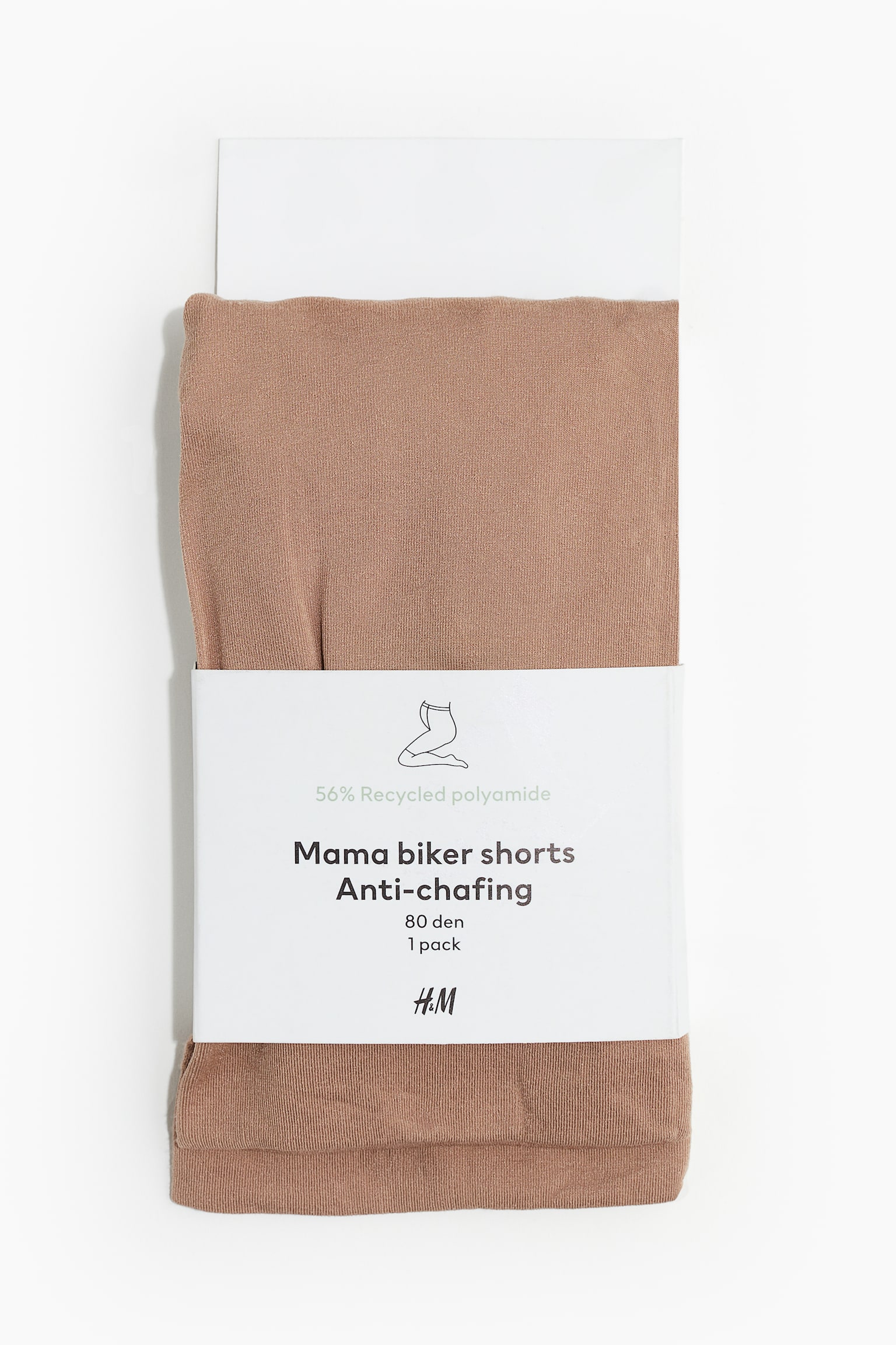 MAMA Anti-chafing biker shorts - Dark beige/Black/Brown - 1