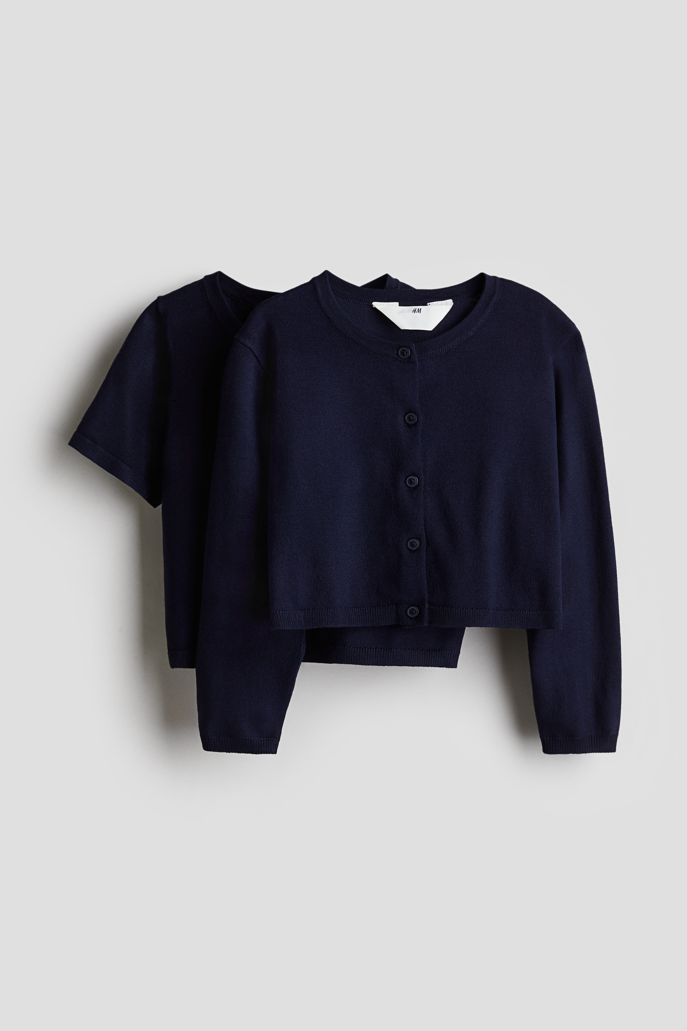 Tweedelige set - Top en vest - Marineblauw/Roze