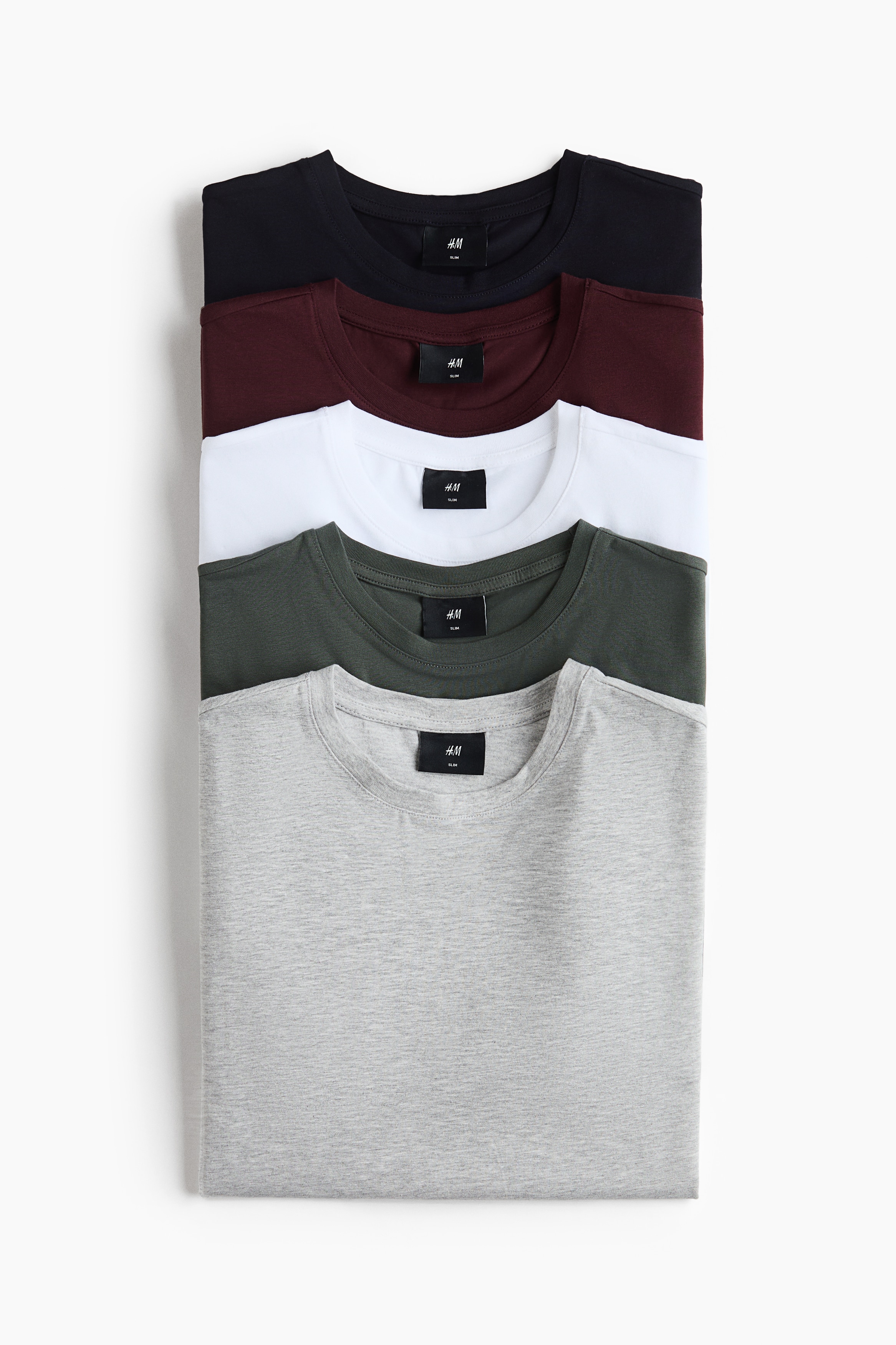 Lot de 5 T-shirts Slim FitModèle