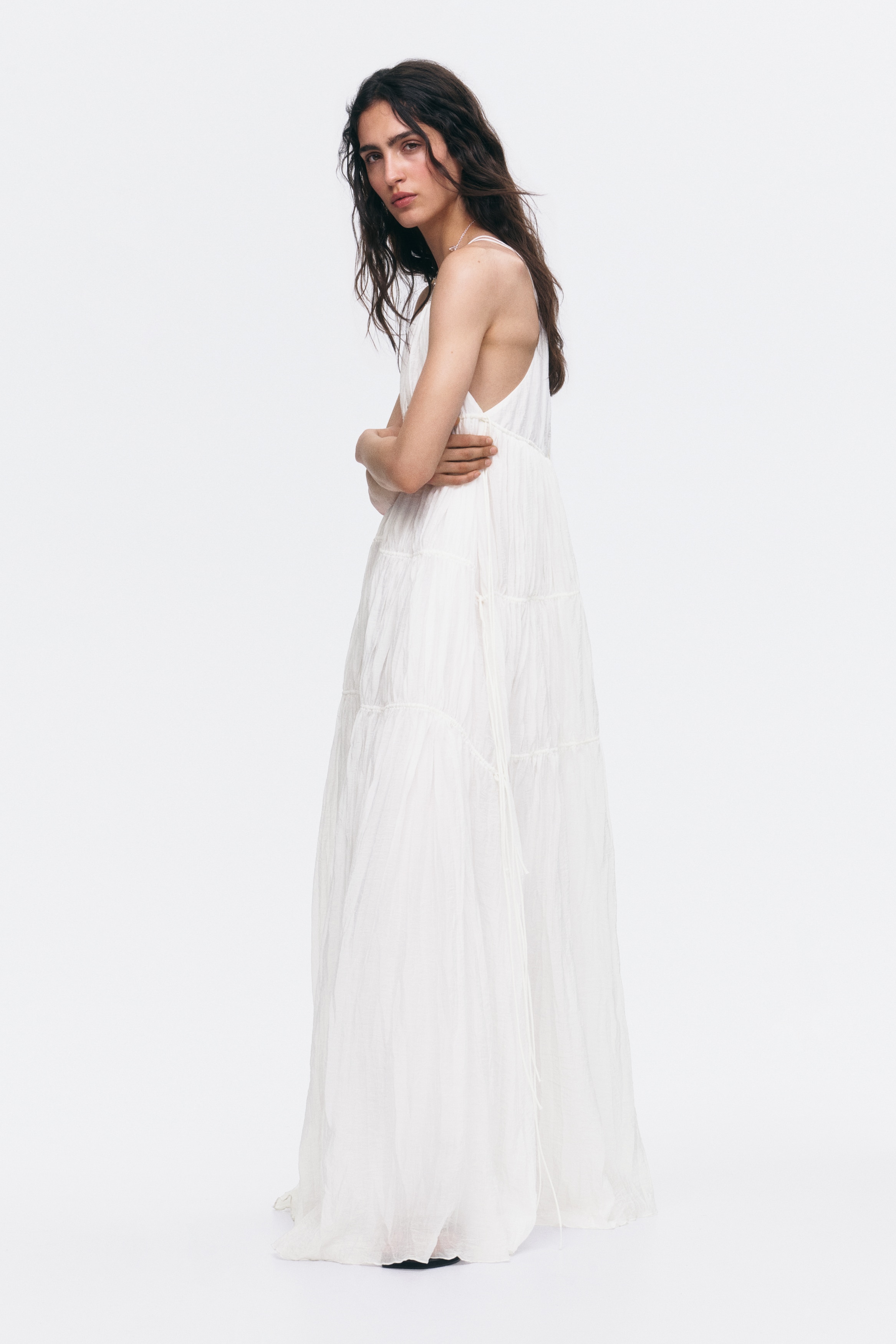White Maxi Dresses | Long-Sleeve, Satin & Lace | H&M US