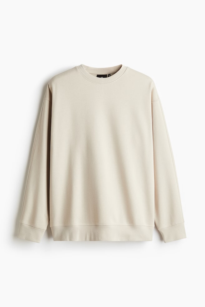 THERMOLITE® Loose Fit Sweatshirt - Light beige/Black - 1
