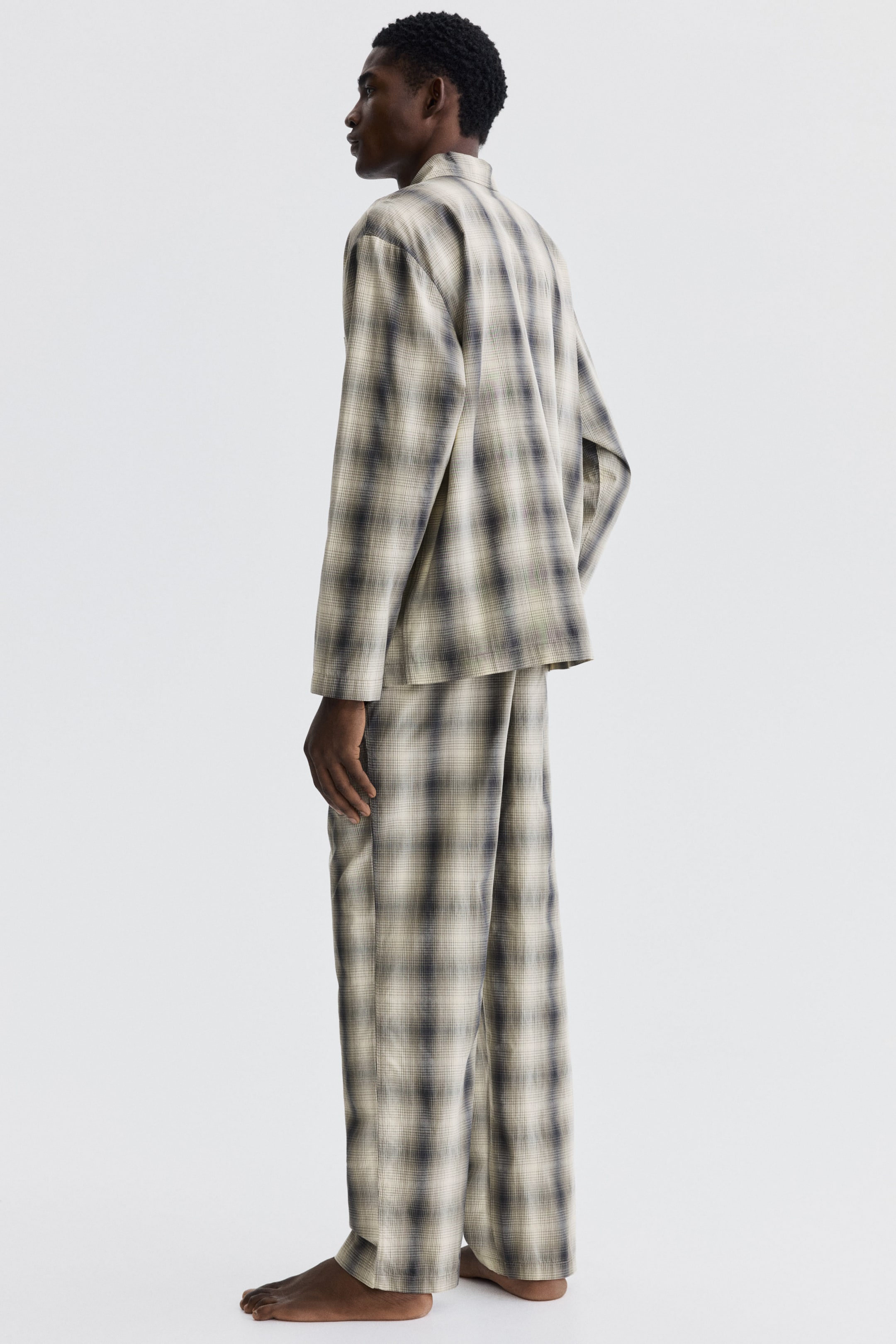 Пижама Poplin для мужчин — H&M — фото 3