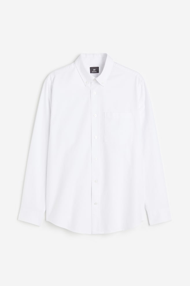 Oxfordskjorte Regular Fit - Hvid - 2