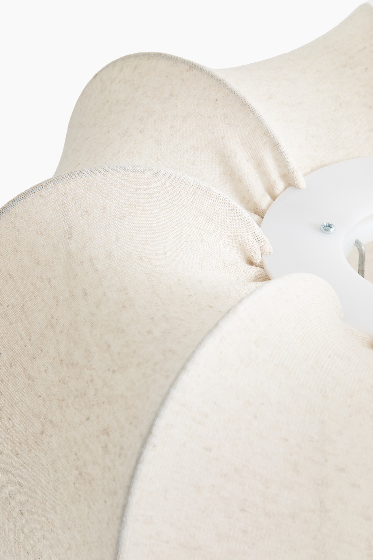 Lenkeverék mennyezeti lámpa - Világosbézs - 4