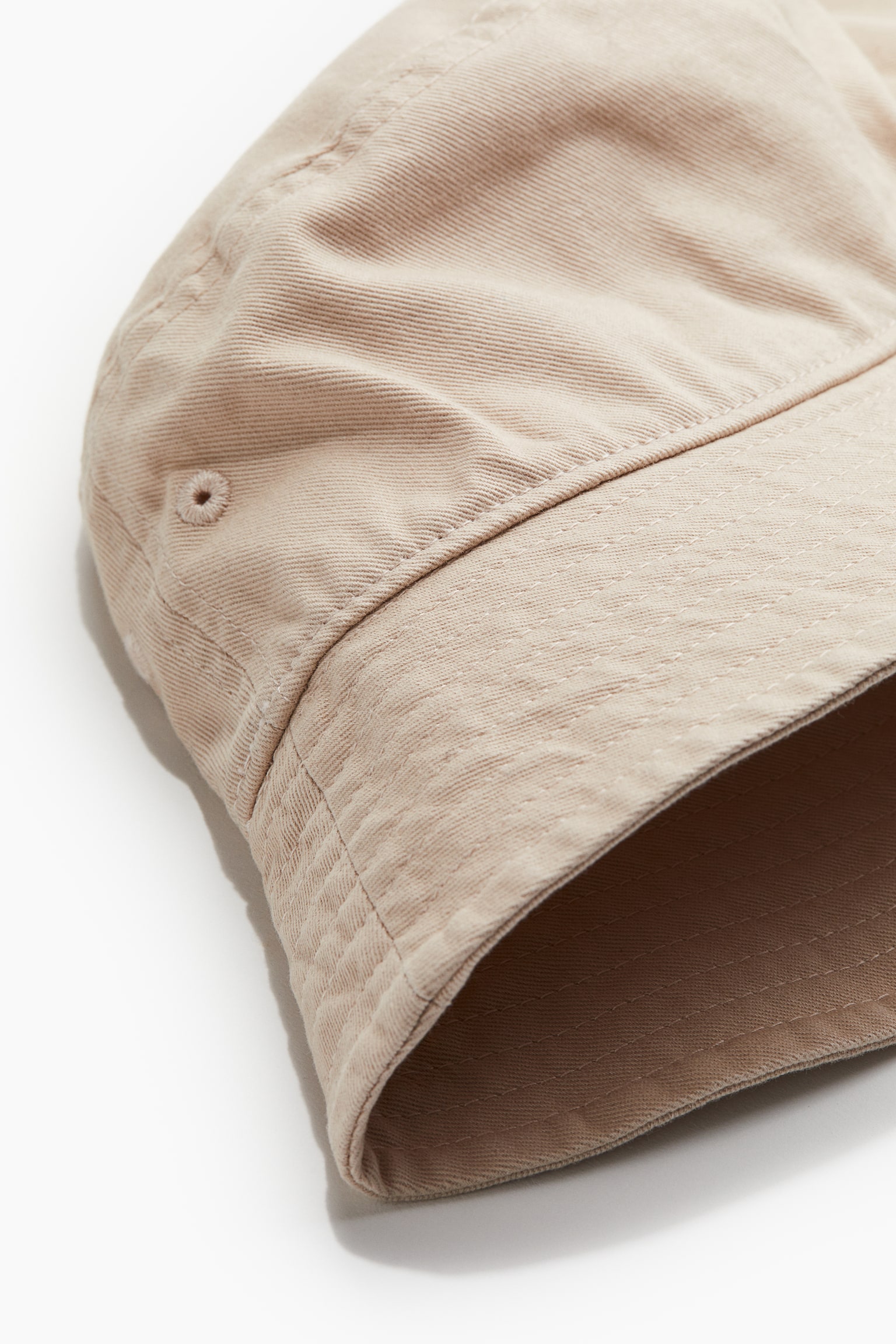 Cotton Bucket Hat - Beige/Light beige/Dark brown/White/Beige - 2