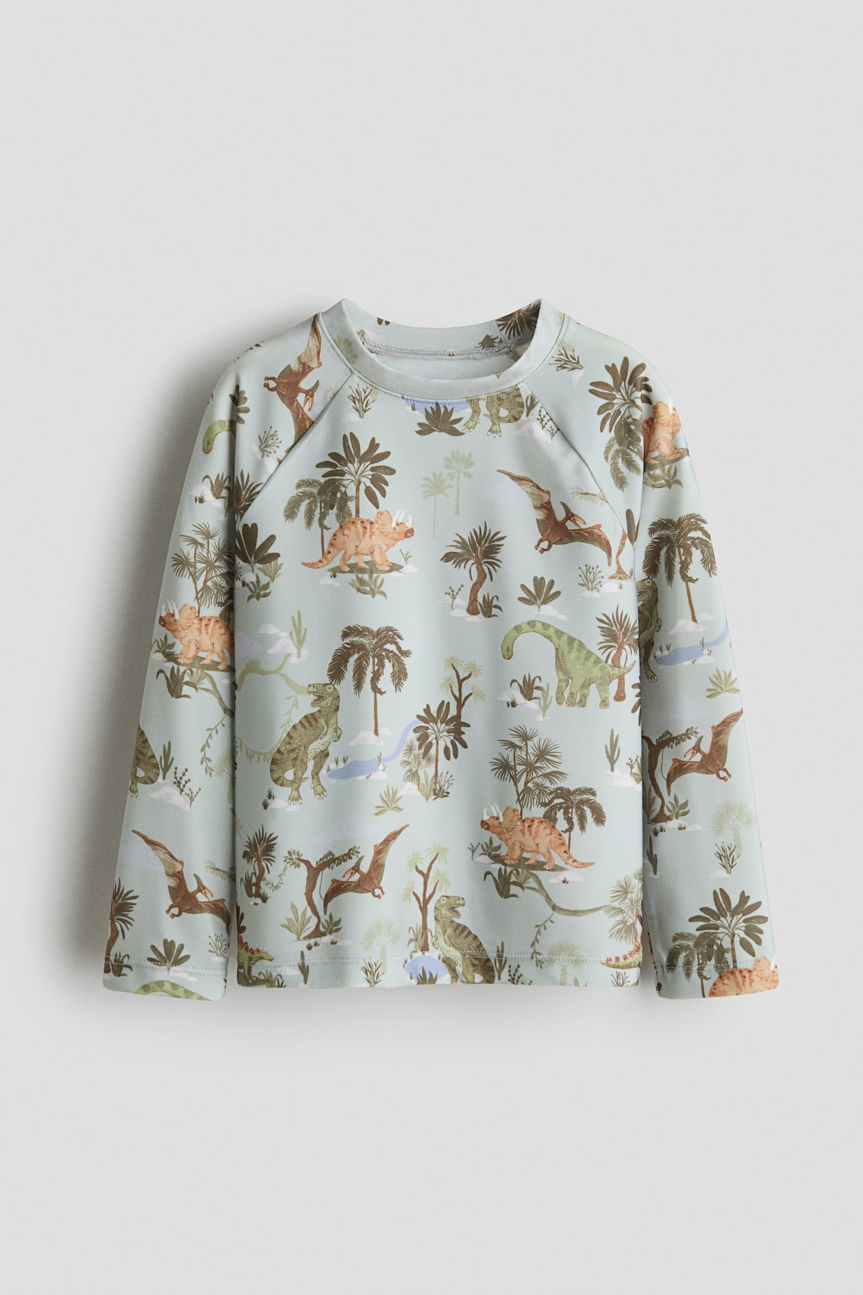 Blouse De Peinture Enfant Avec Motif Dinosaure – Taille M (2-8 Ans) – Taffetas Polyester Imperméable – Protection Pour École Et Maison