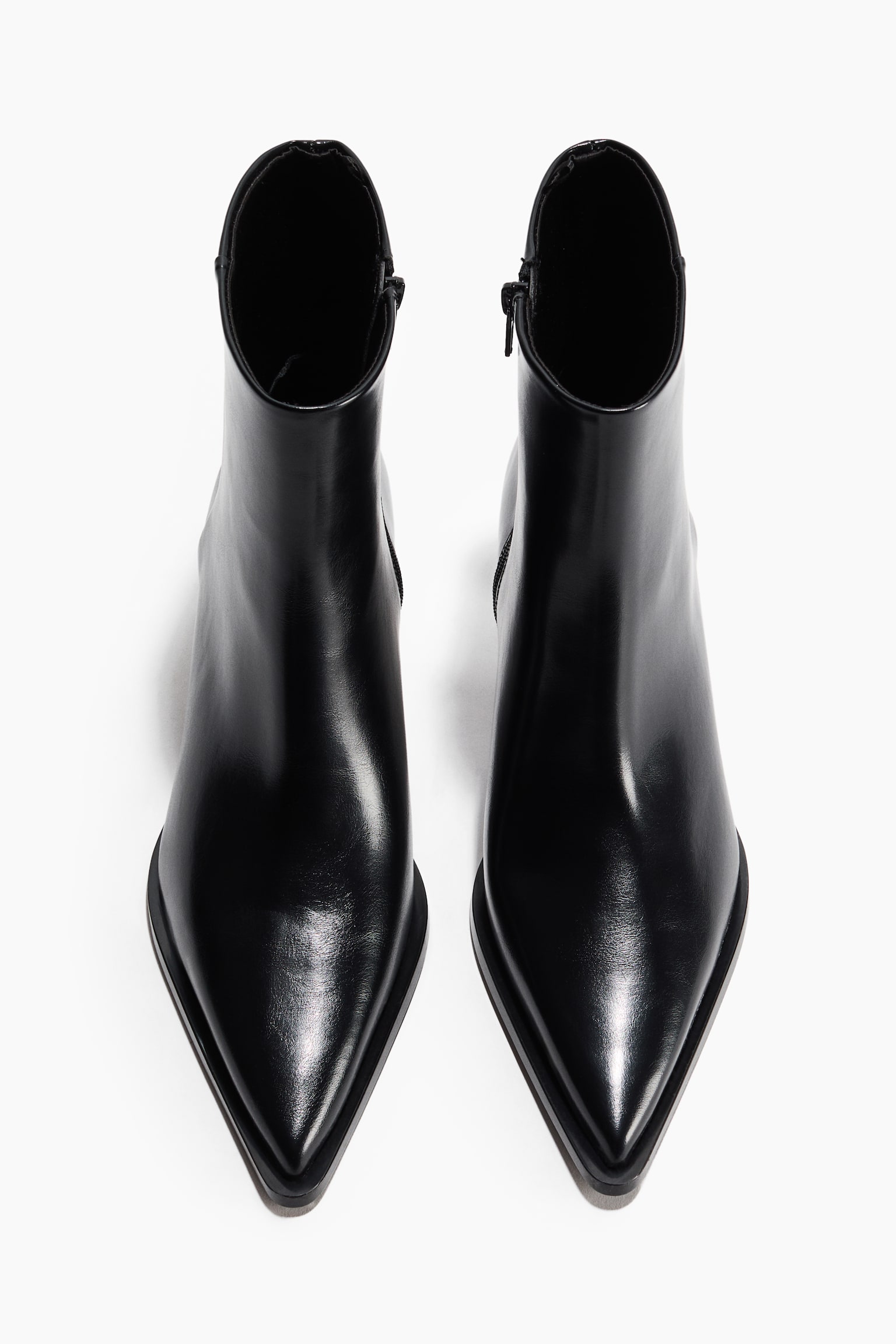 Женские ботинки H&M Pointed-Toe Ankle, цвет: Чёрный — фото 4