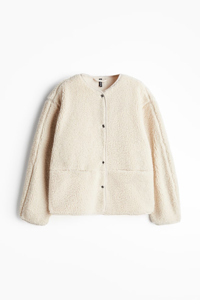 Teddy jacket - Light beige - 1