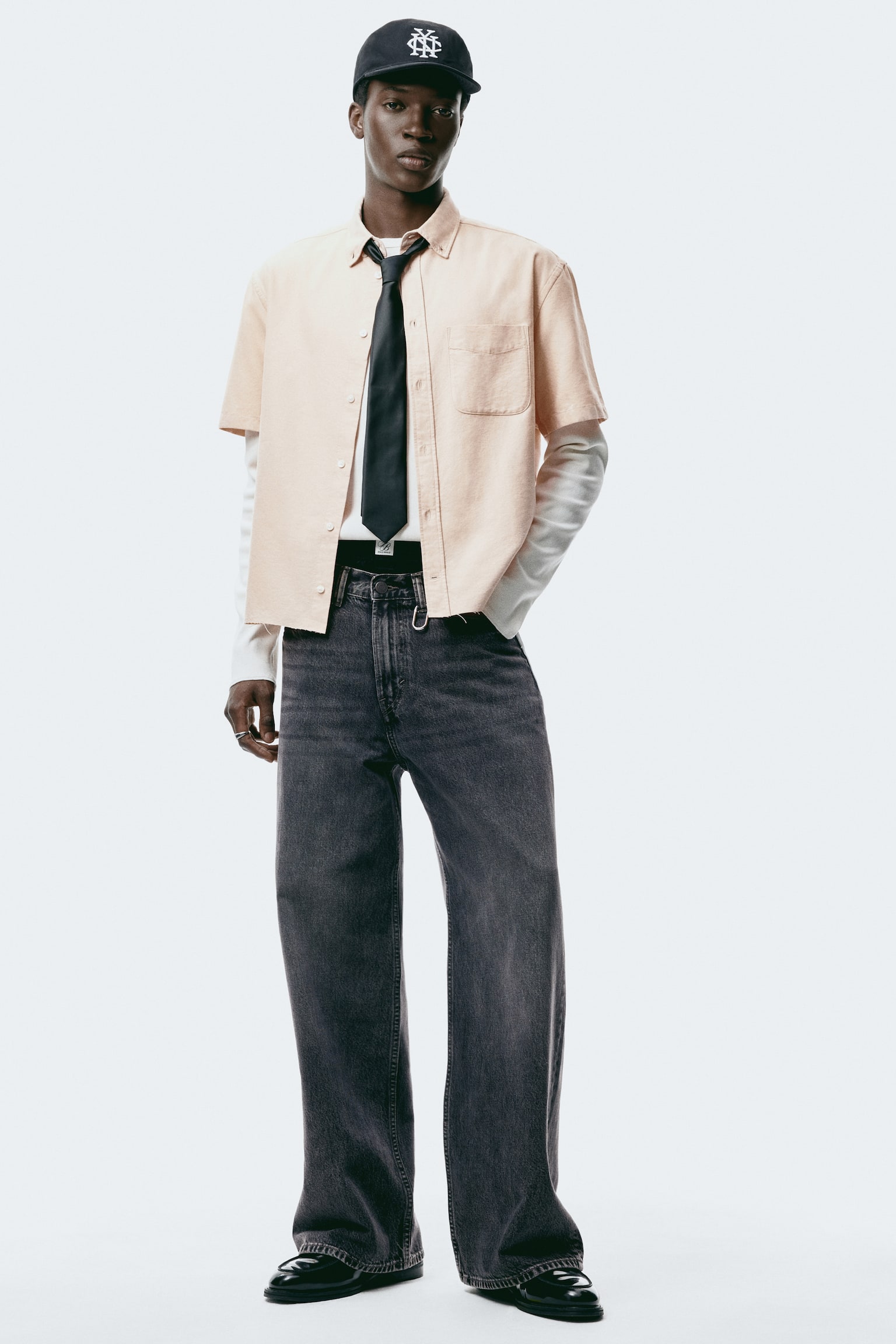 Wide Jeans - Denim grey/Light denim blue/Dark denim blue - 1