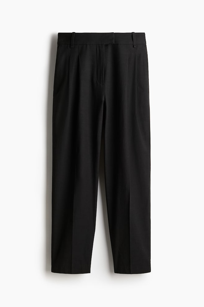 Tapered Twill Pants - Black/Khaki green - 1