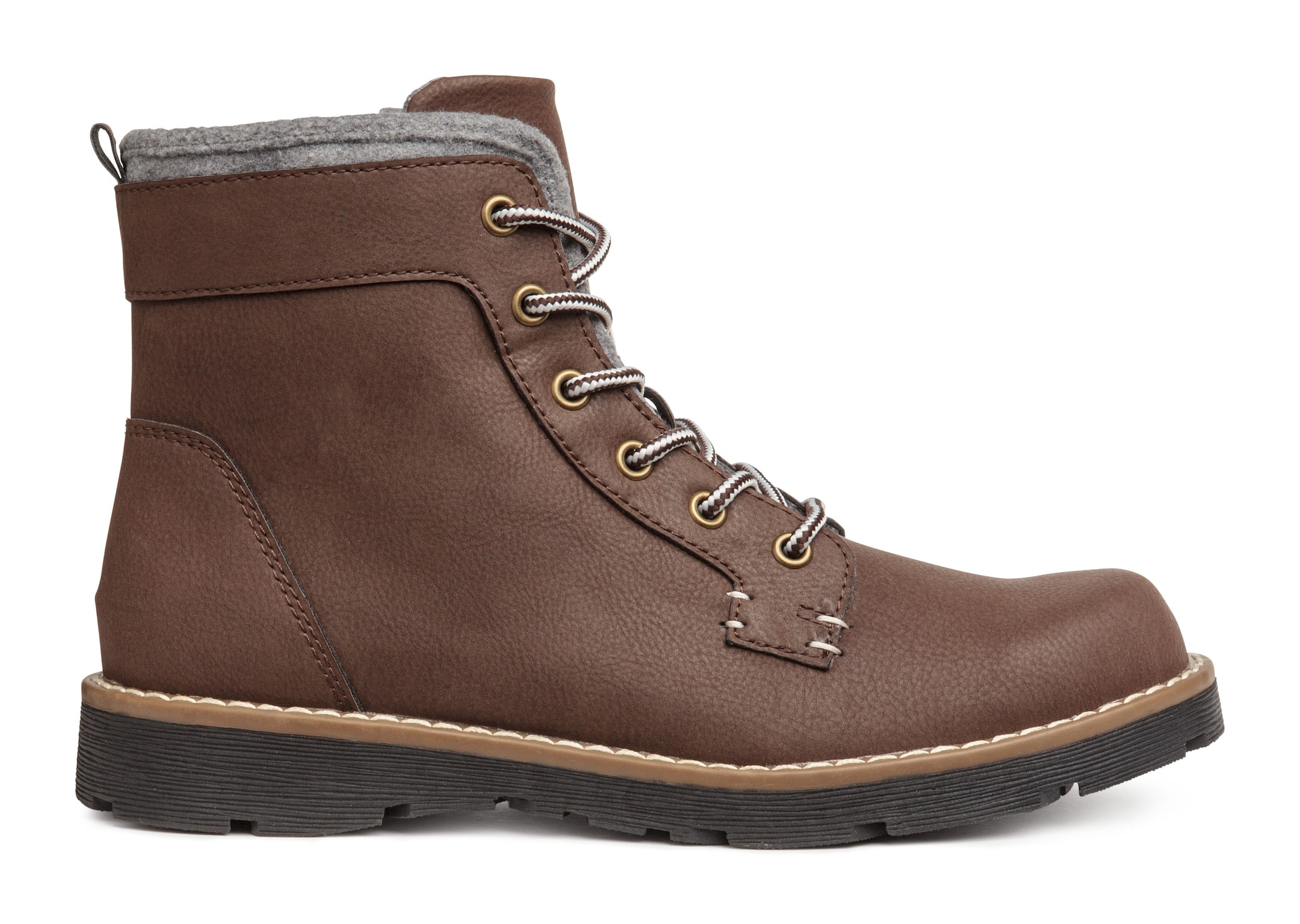 View larger image: Fleece-lined Boots - Brown - Kids | H&M US 2