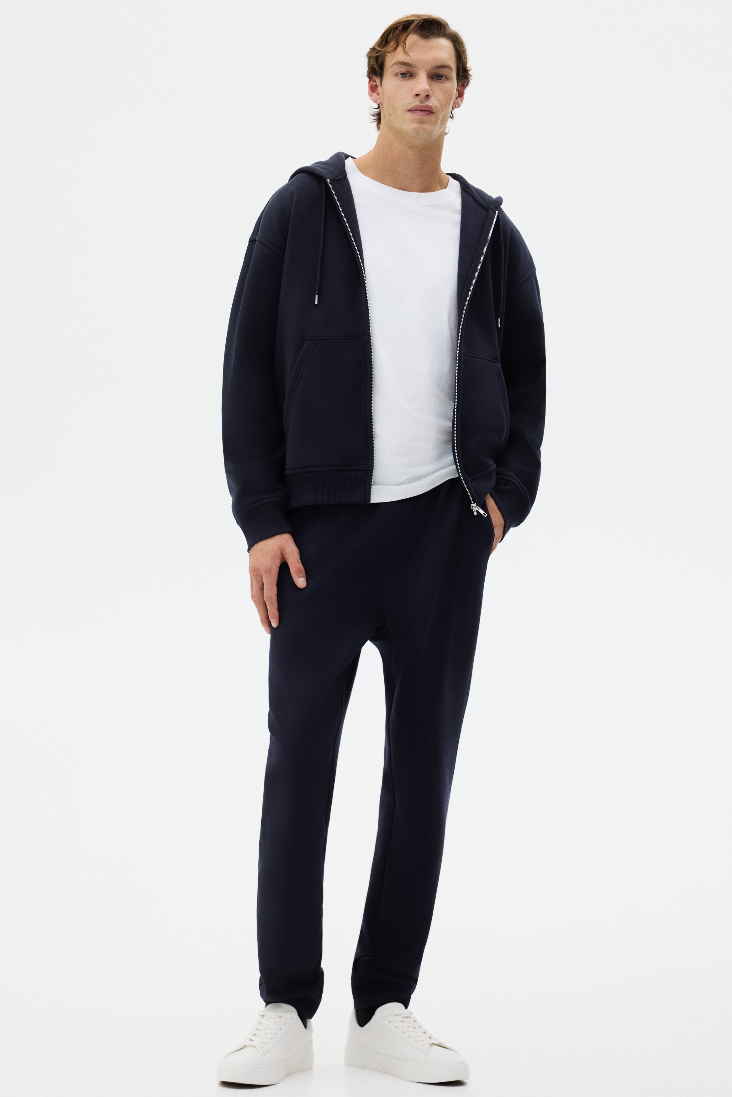 H & M - レギュラーフィット スウェットパンツ - ブルー