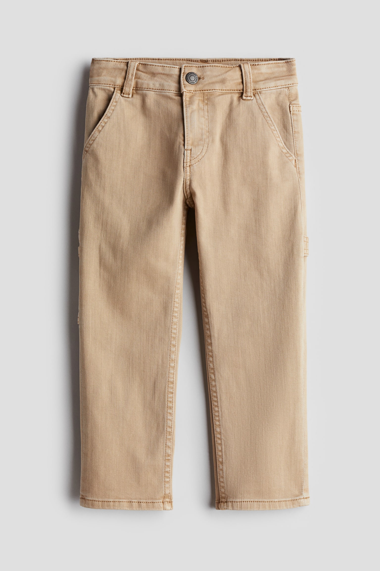 Relaxed Fit Carpenter trousers - Beige/Denim blue - 1