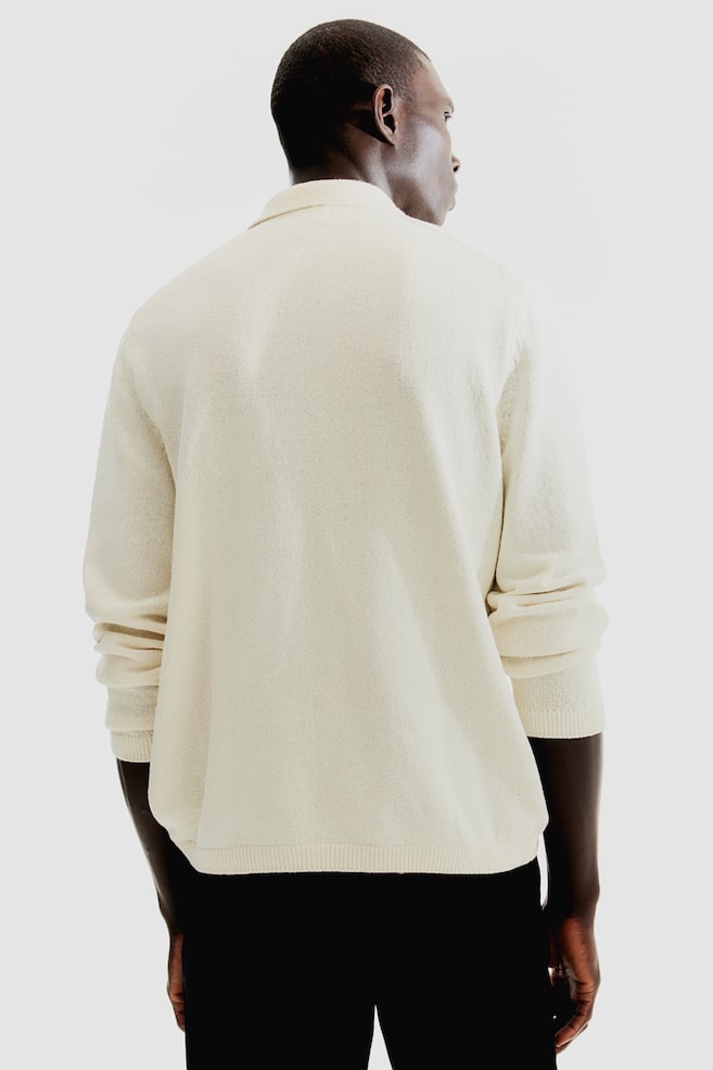 Regular Fit Polo shirt - Light beige/Dark blue - 6