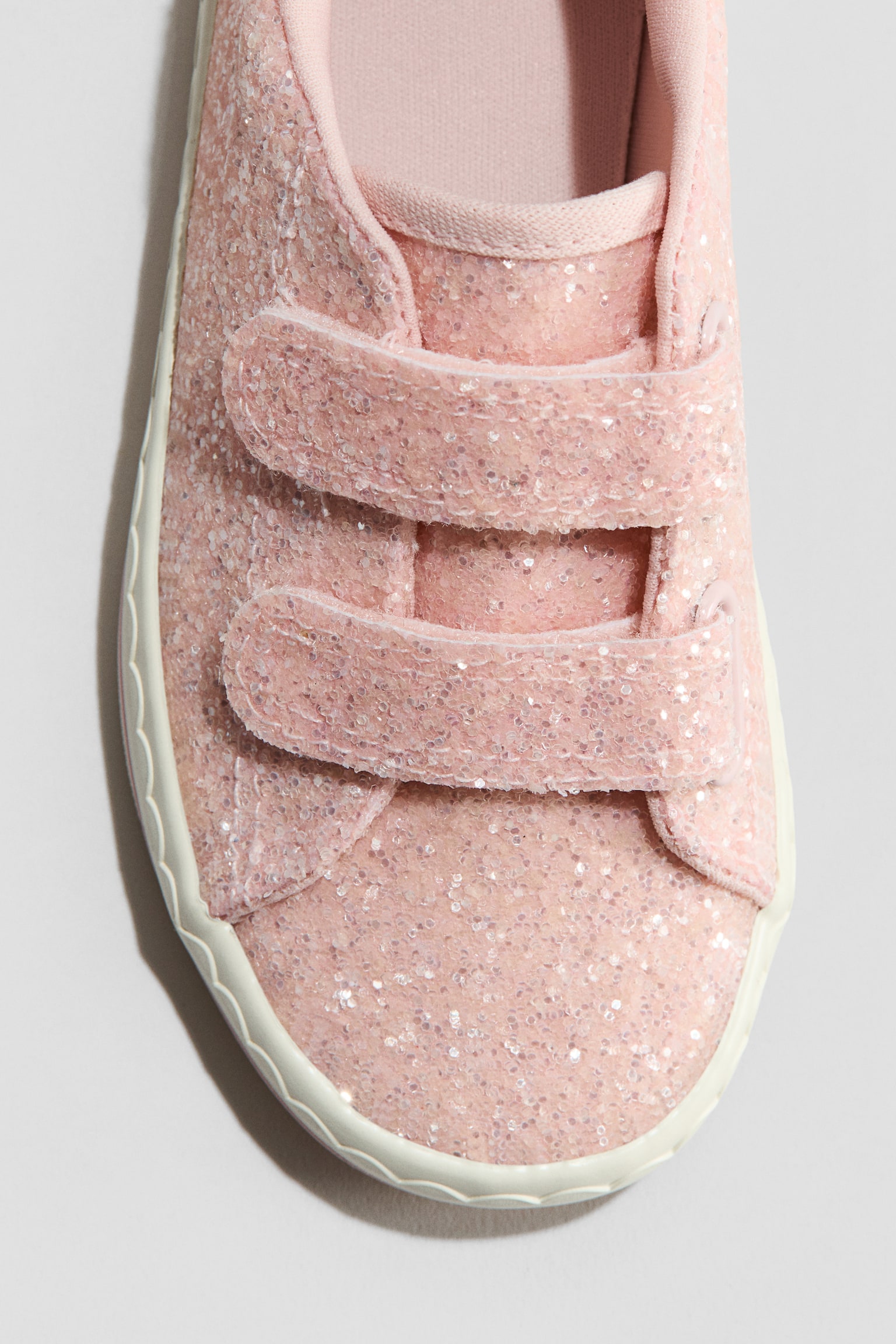 Canvas trainers - Light pink/Glittery - 2