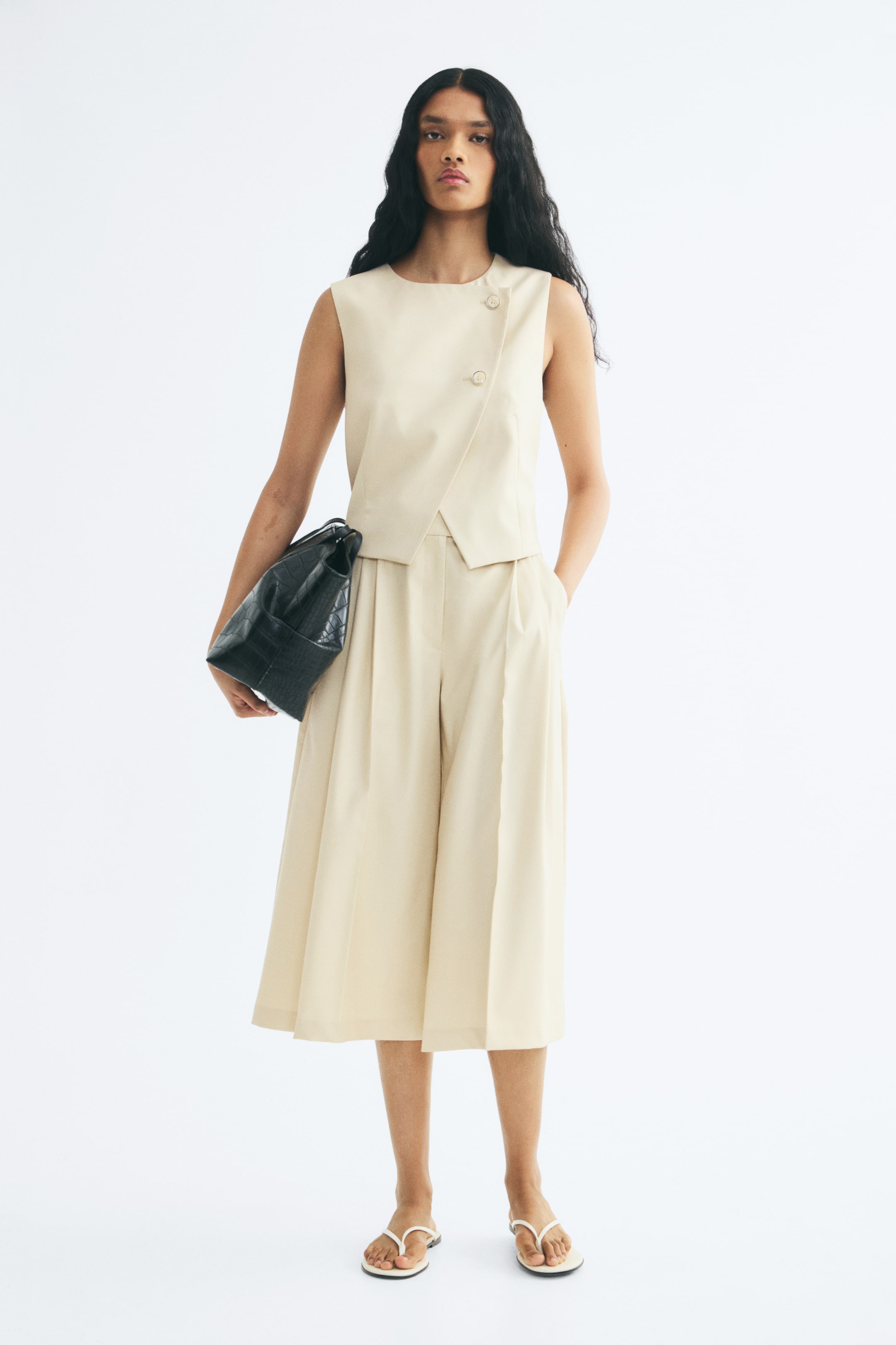 Wide-Leg Dressy Culottes
