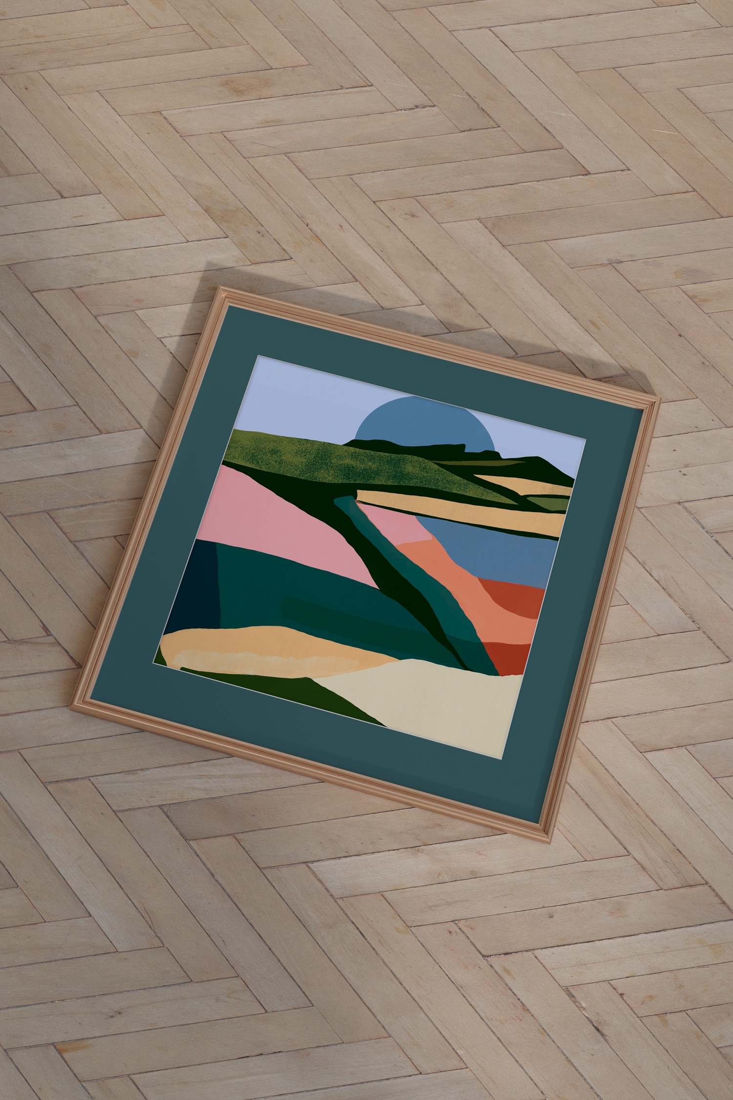 Little Dean - In Another World (framed) - Flerfarvet