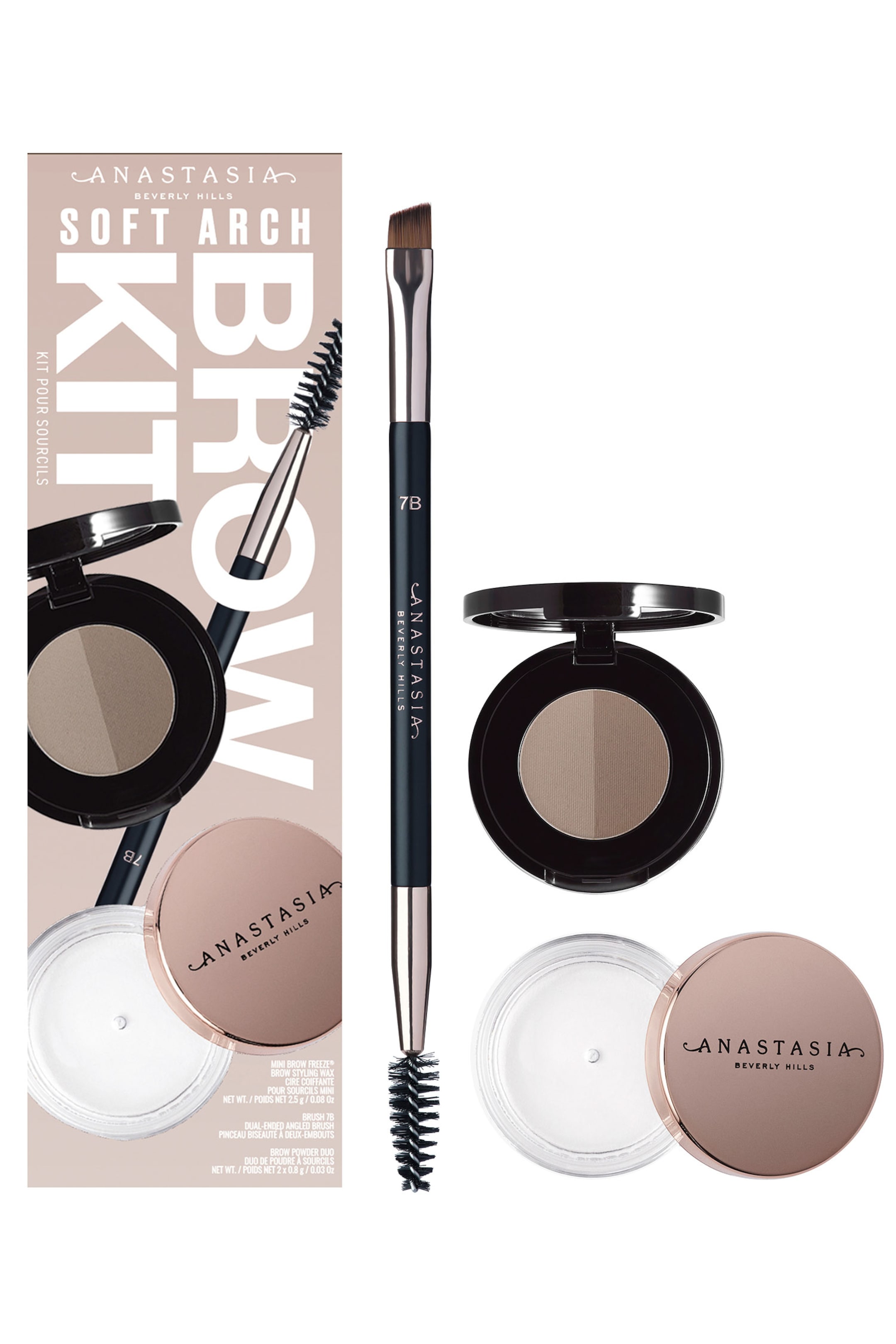 Visa större bild: Soft Arch Brow Kit - Medium Brown - Anastasia Beverly Hills - Beauty all | H&M SE 1