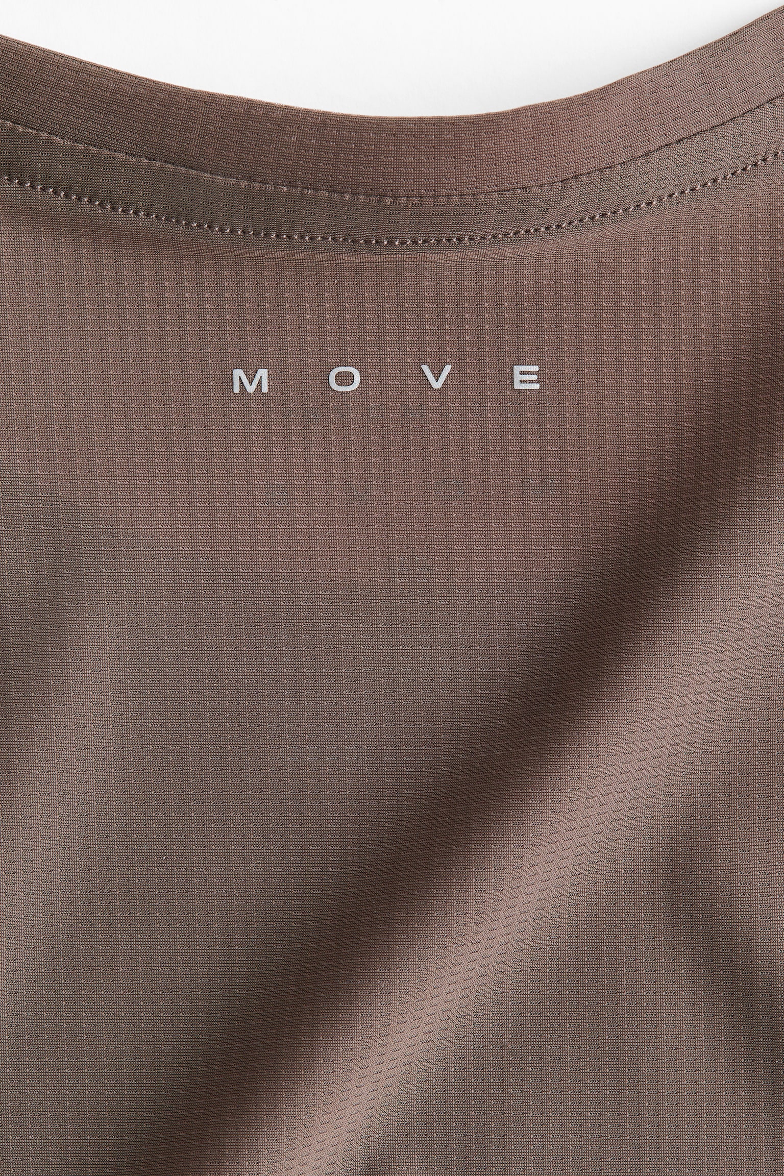 Женский топ H&M Move Sports with CoolMove™, цвет: Дымчатый — фото 7