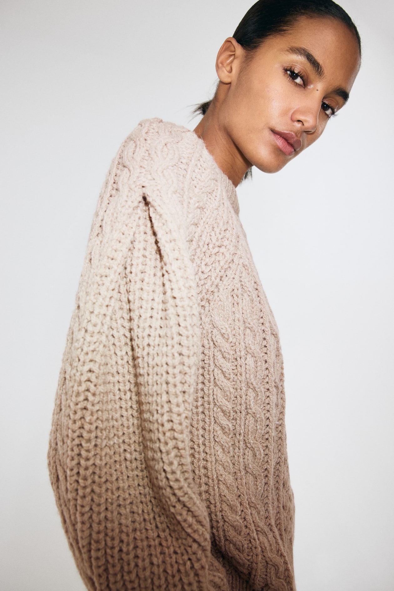 Cable-Knit Sweater - image 4