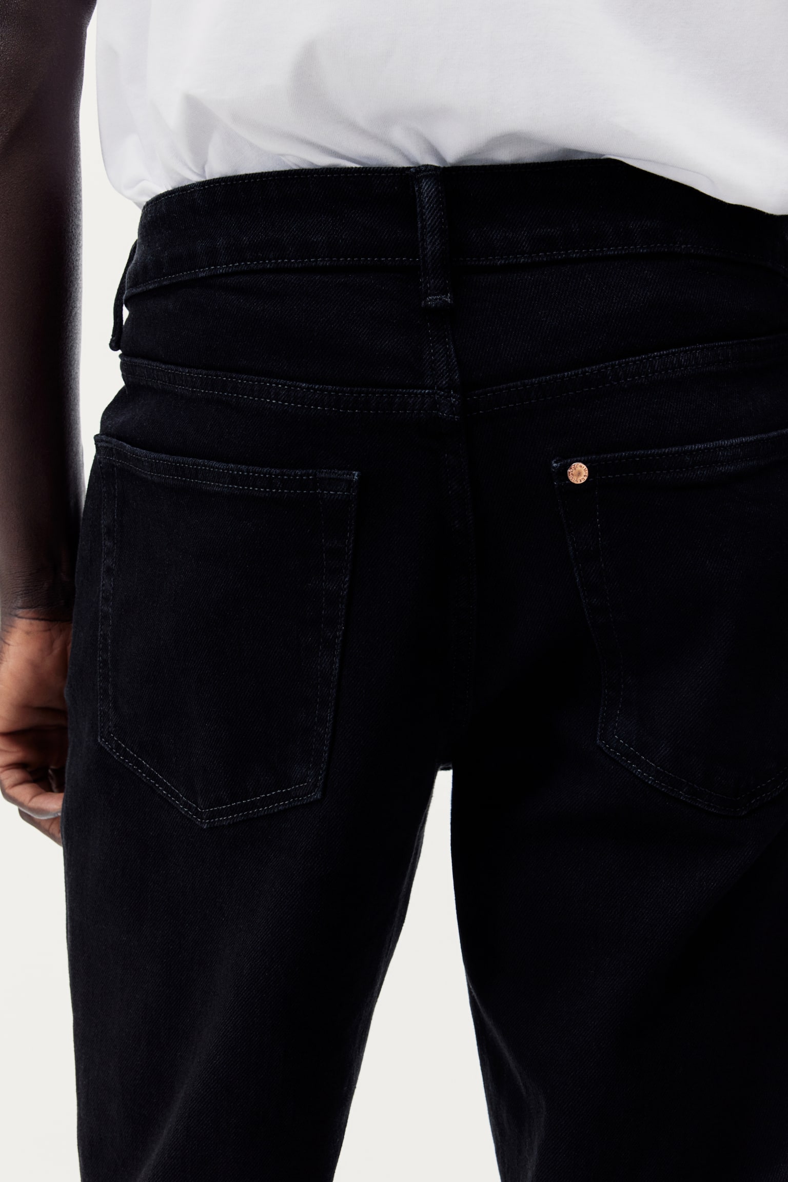 Regular Tapered Jeans - Black/No fade black/Light denim blue - 4