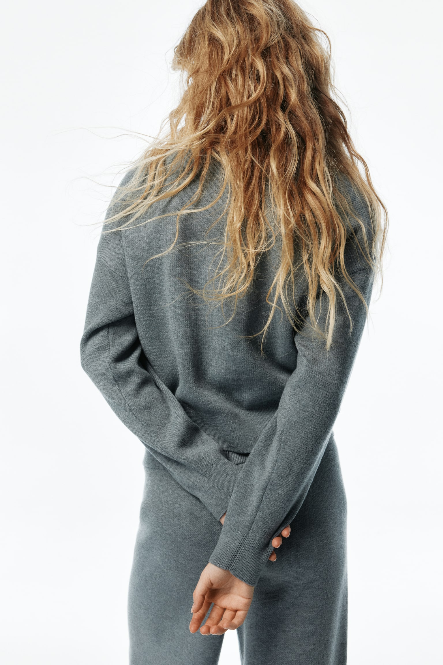 Zip-top jumper - Grey marl - 6