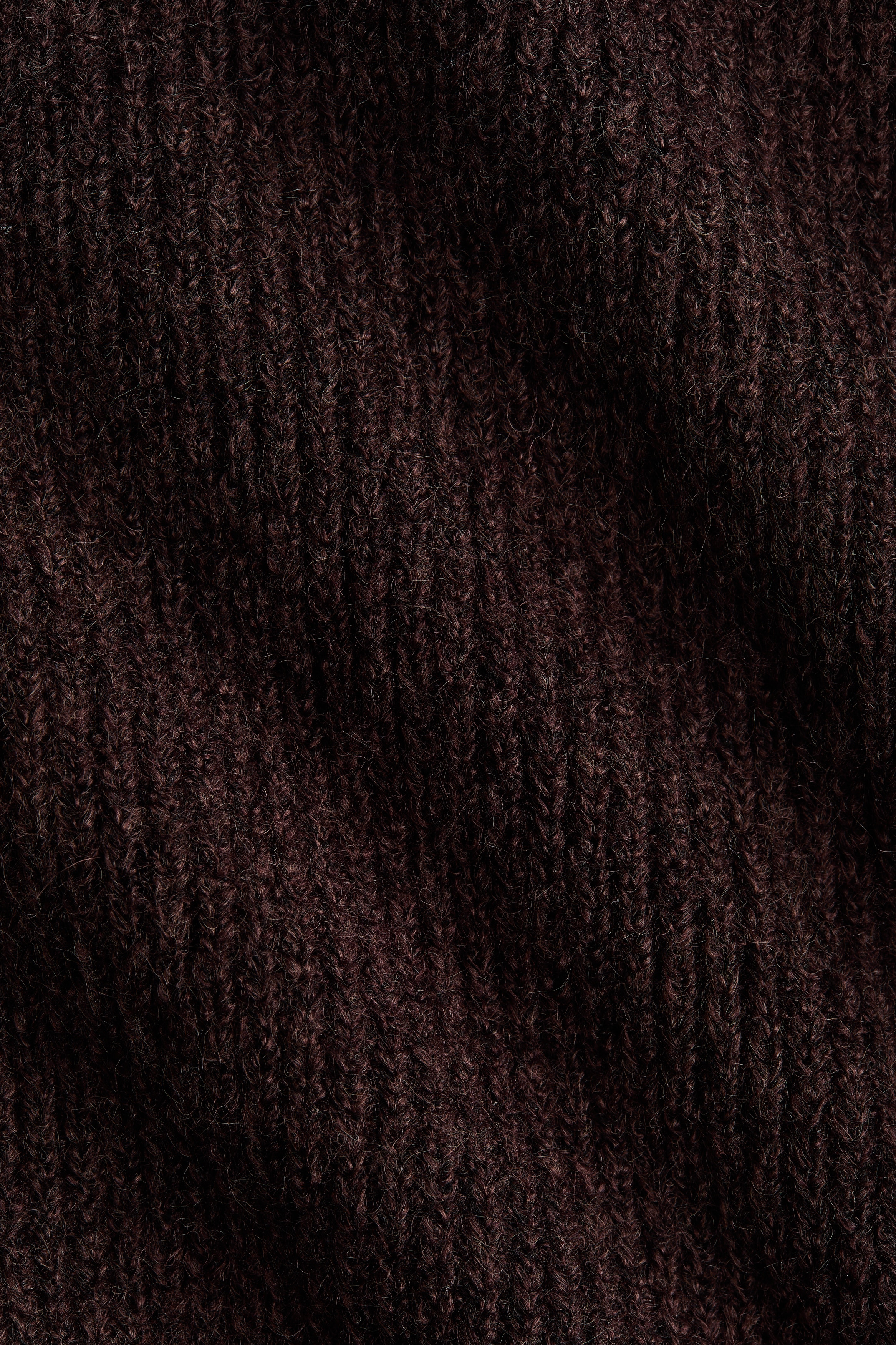 Oversized boat-neck jumper